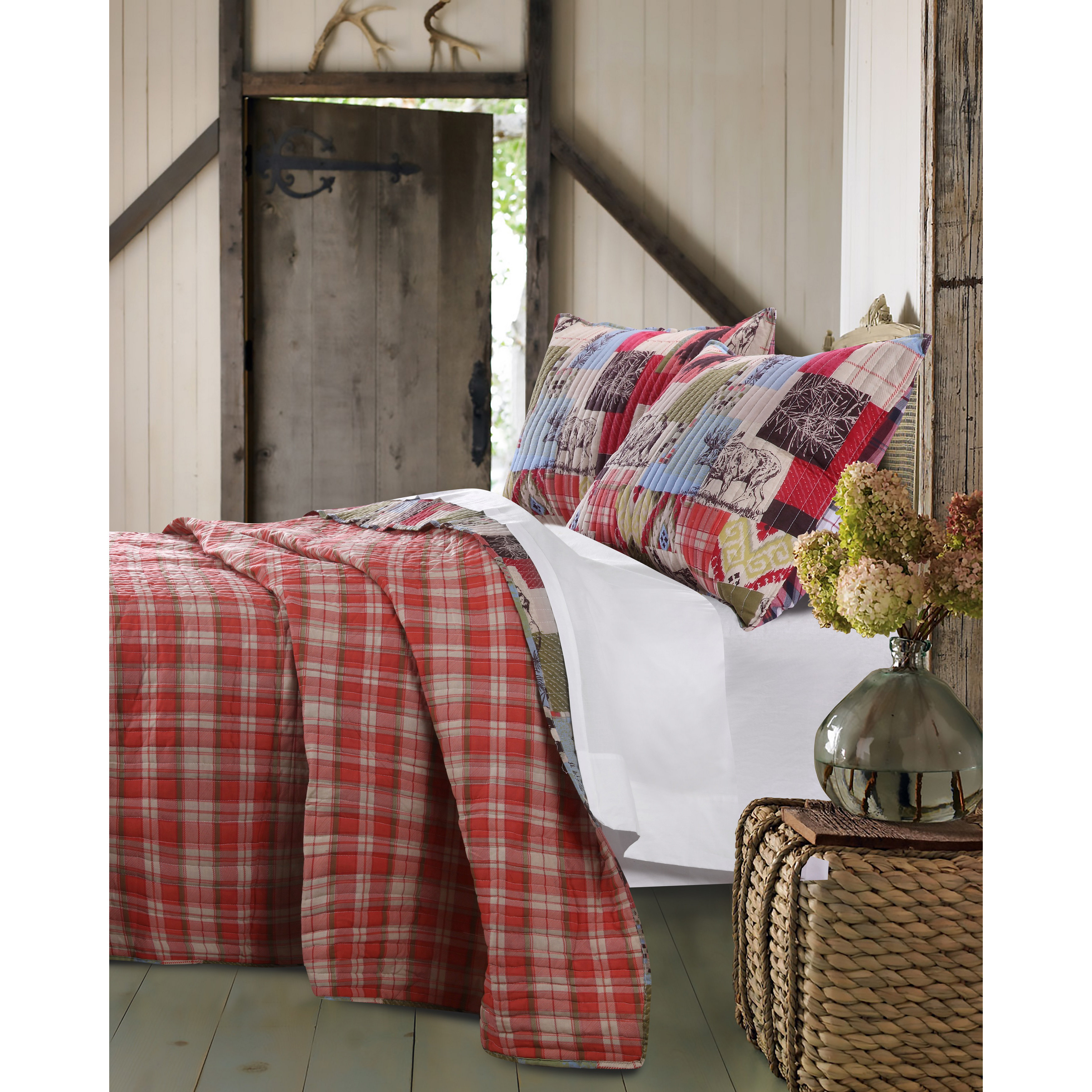 Greenland Home Fashions Rustic Lodge Quilt Set & Reviews Wayfair