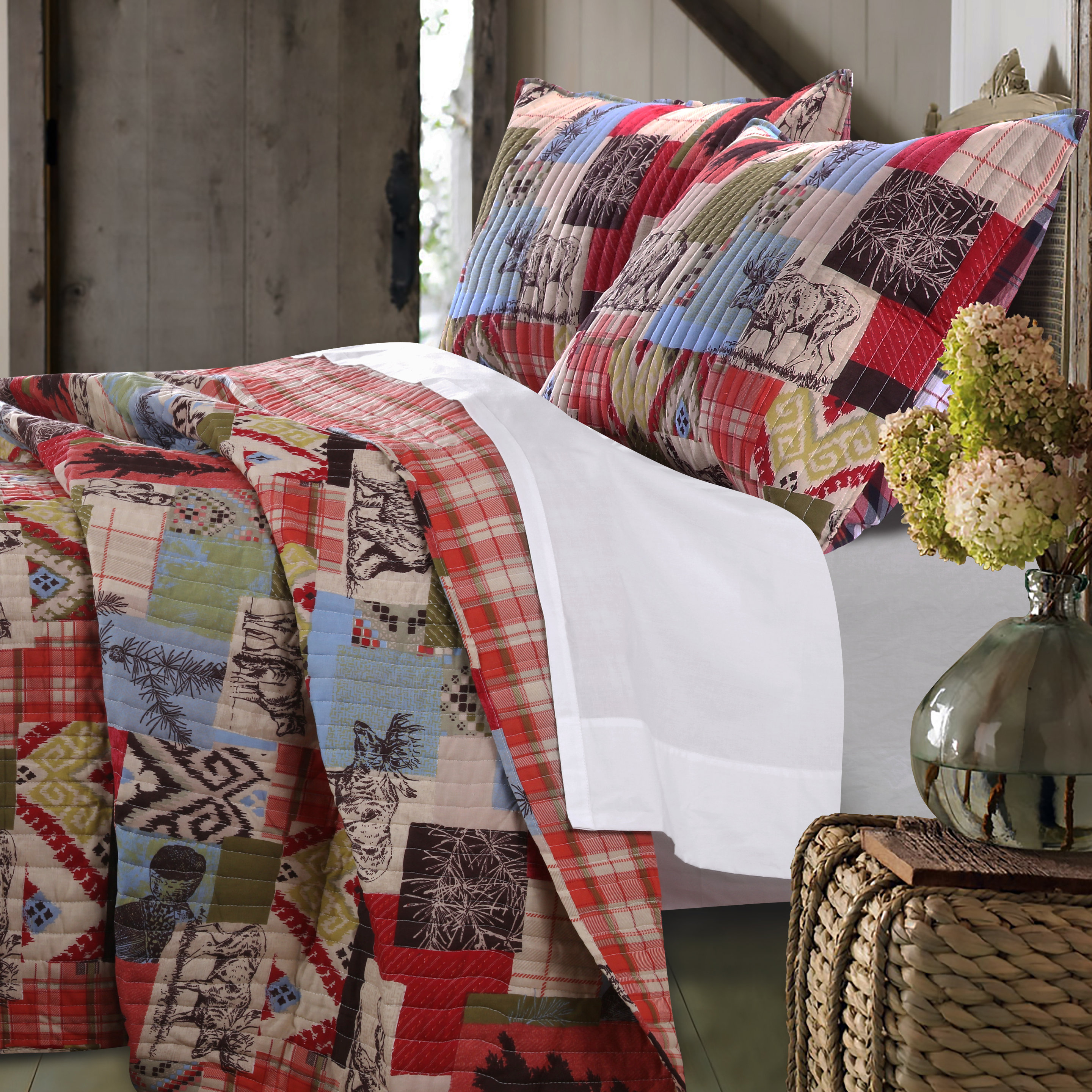 Rustic Lodge Quilt Set Wayfair