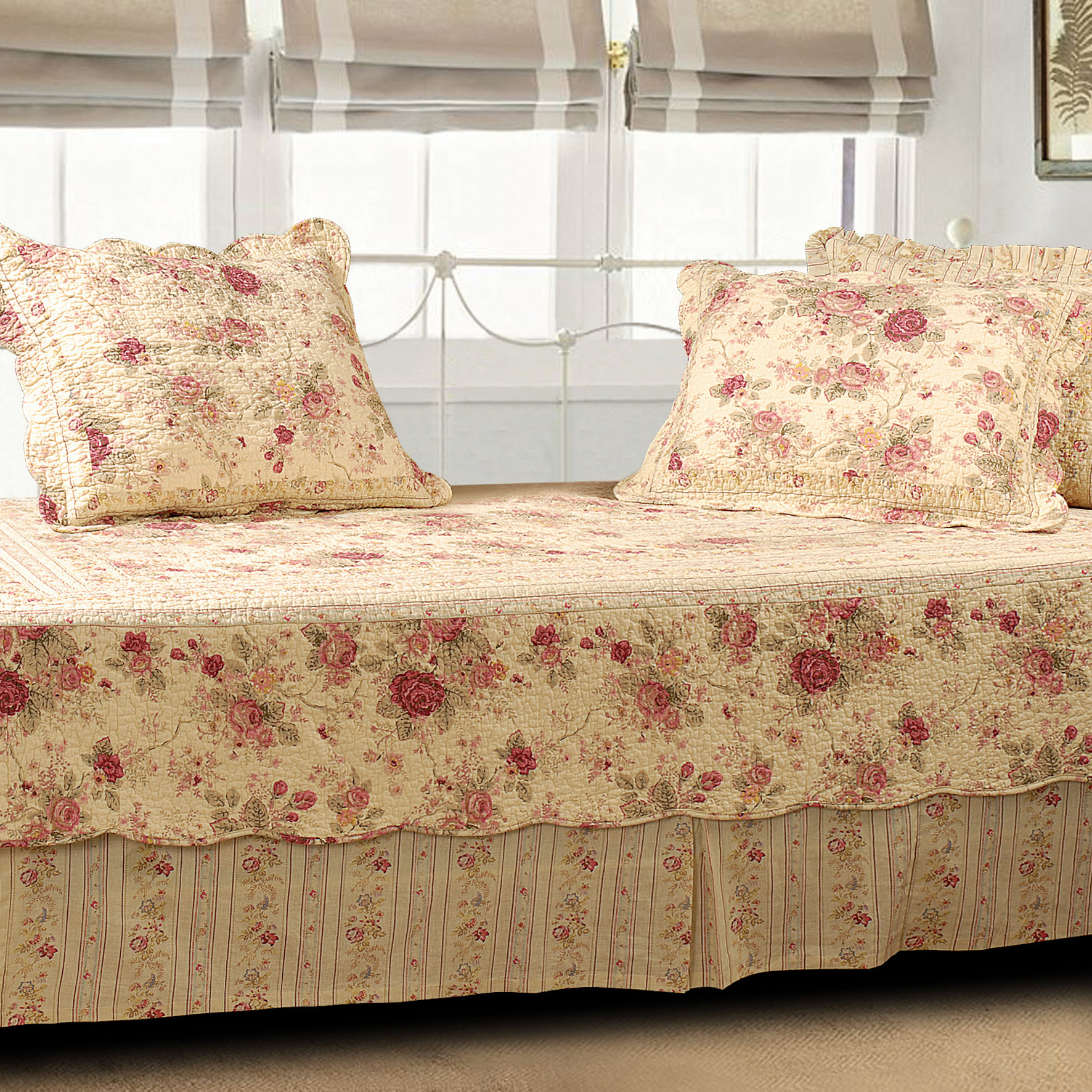 Antique Rose 5 Piece Daybed Set Wayfair