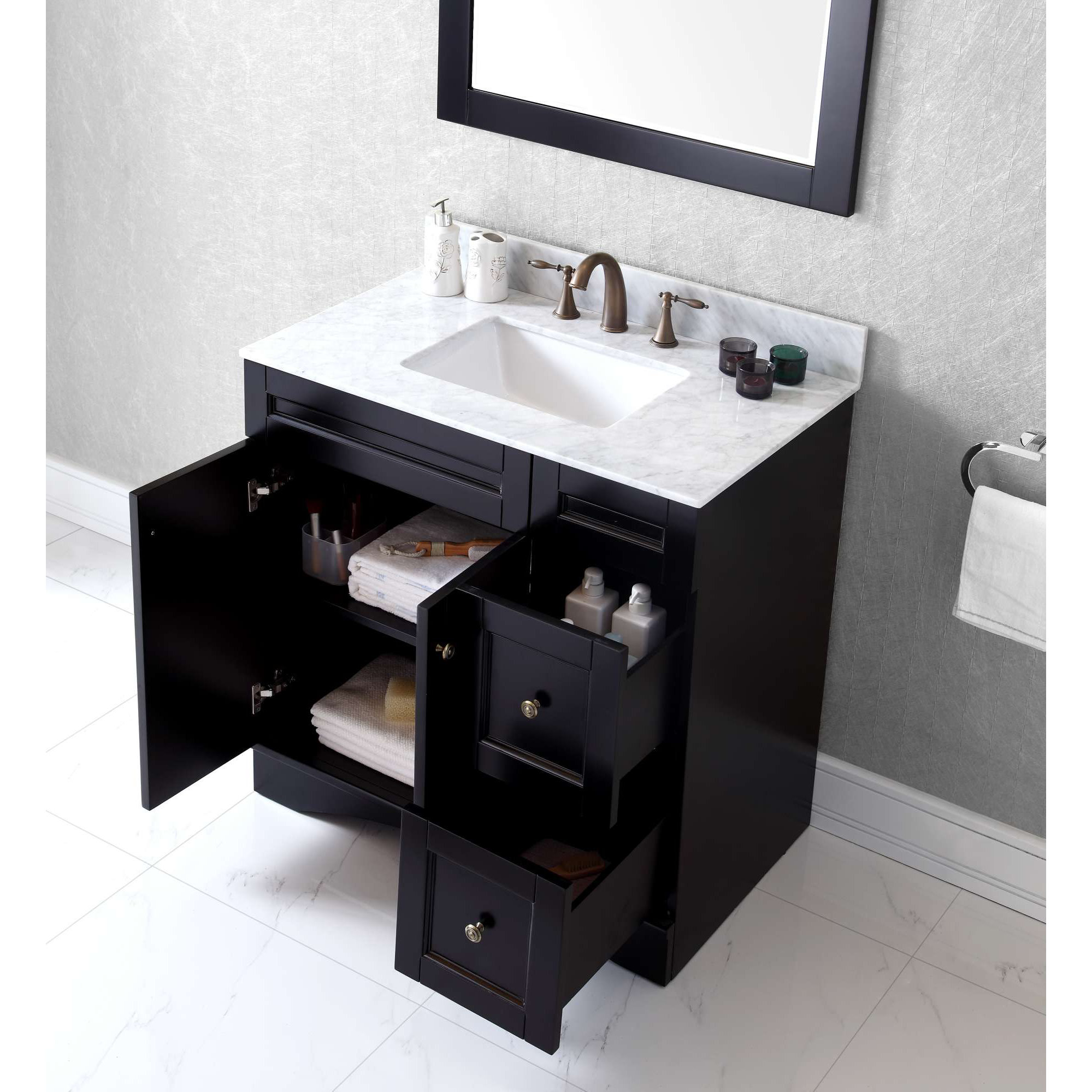 Virtu Elise 36" Single Bathroom Vanity & Reviews Wayfair