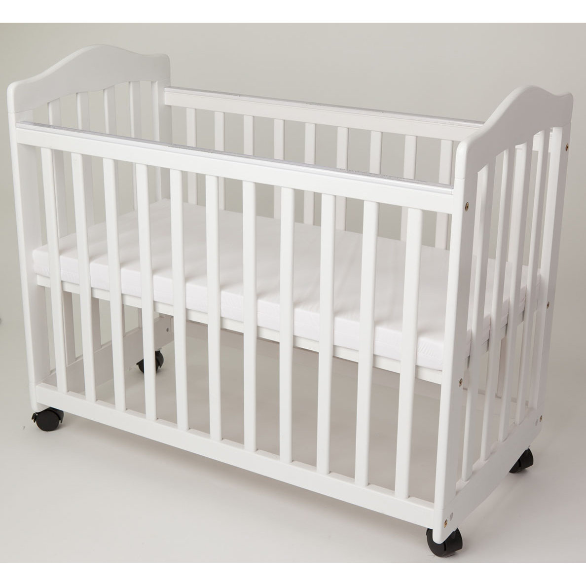 Bedside Manor Compact Cradle Convertible Crib with Mattress Wayfair