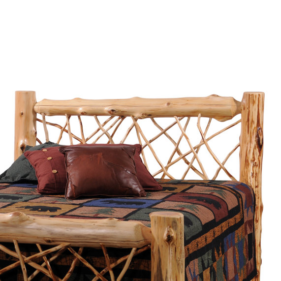 Traditional Cedar Log Wood Headboard Wayfair