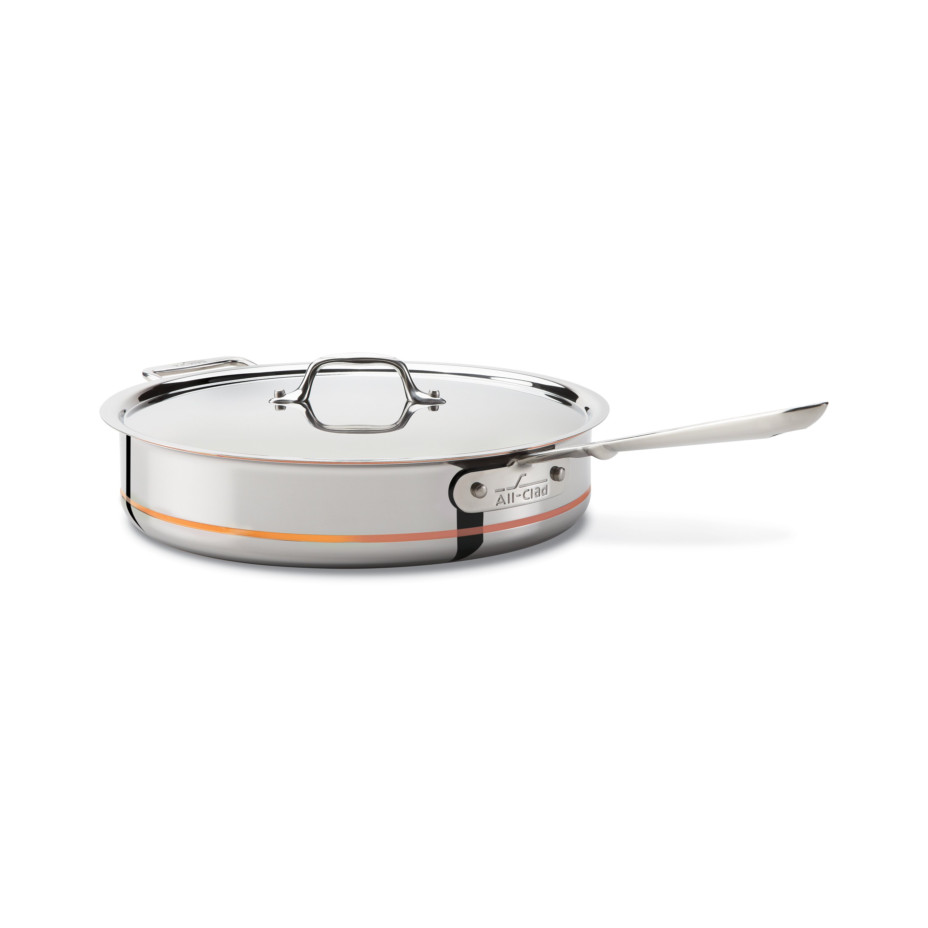 Copper Core Saute Pan with Lid | Wayfair