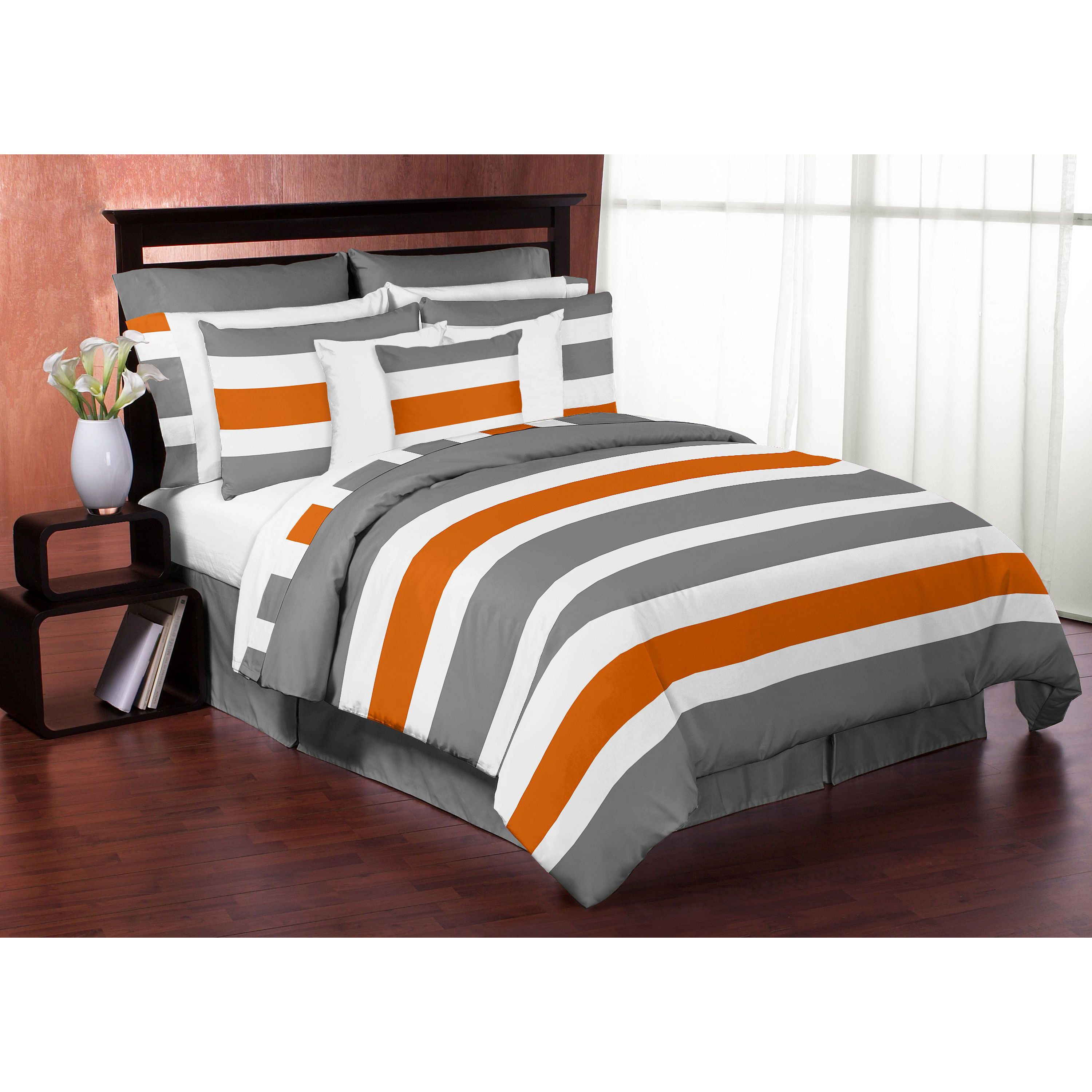 Stripe 4 Piece Twin Bedding Set Wayfair.ca