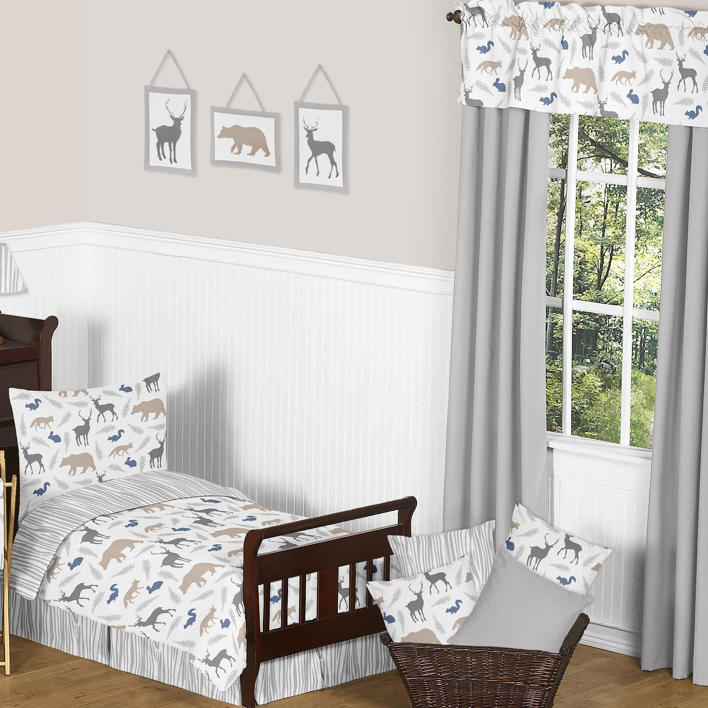 Woodland Animals Window Curtain Valance Wayfair