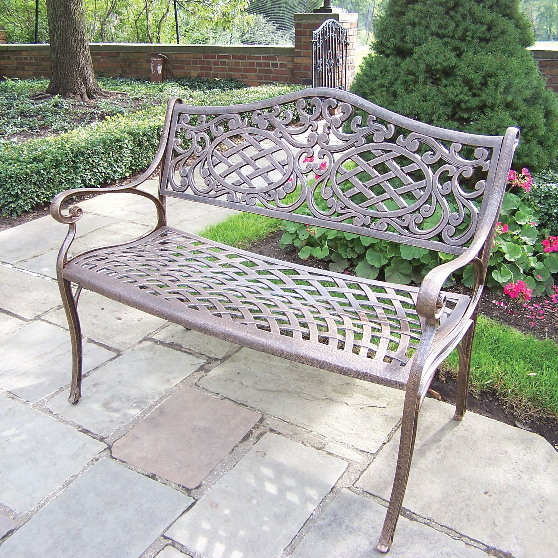 Oakland Living Mississippi Settee Bench & Reviews Wayfair