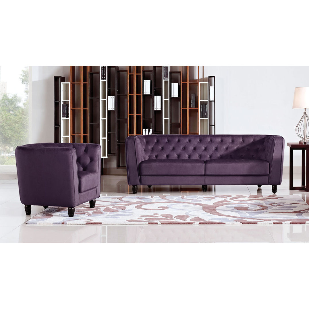 Diamond Sofa Bellini Button Tuft Sofa & Reviews Wayfair