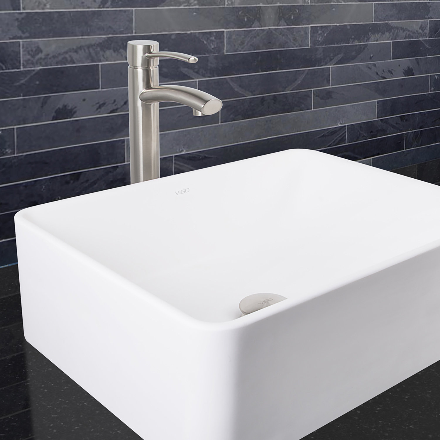 Vigo Milo Single Lever Vessel Bathroom Faucet & Reviews Wayfair