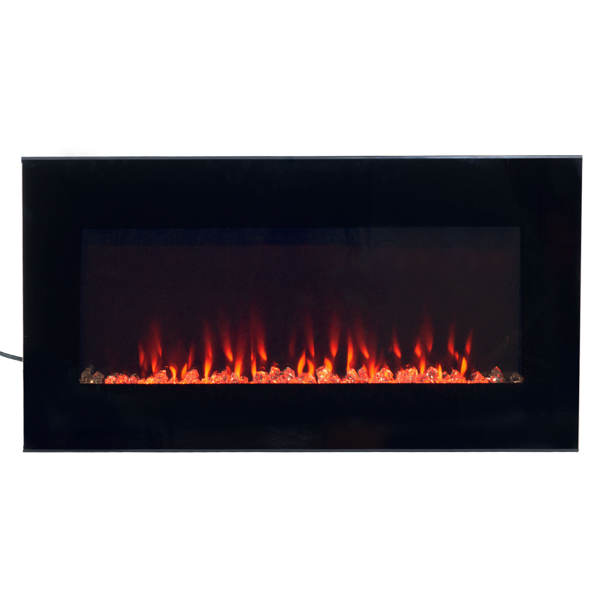 Dual Color LED Wall Mount Electric Fireplace Wayfair