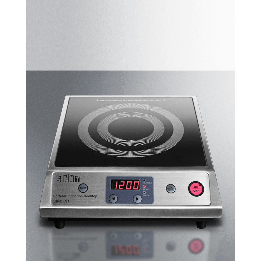 12.63" Electric Induction Cooktop with 1 Burner Wayfair
