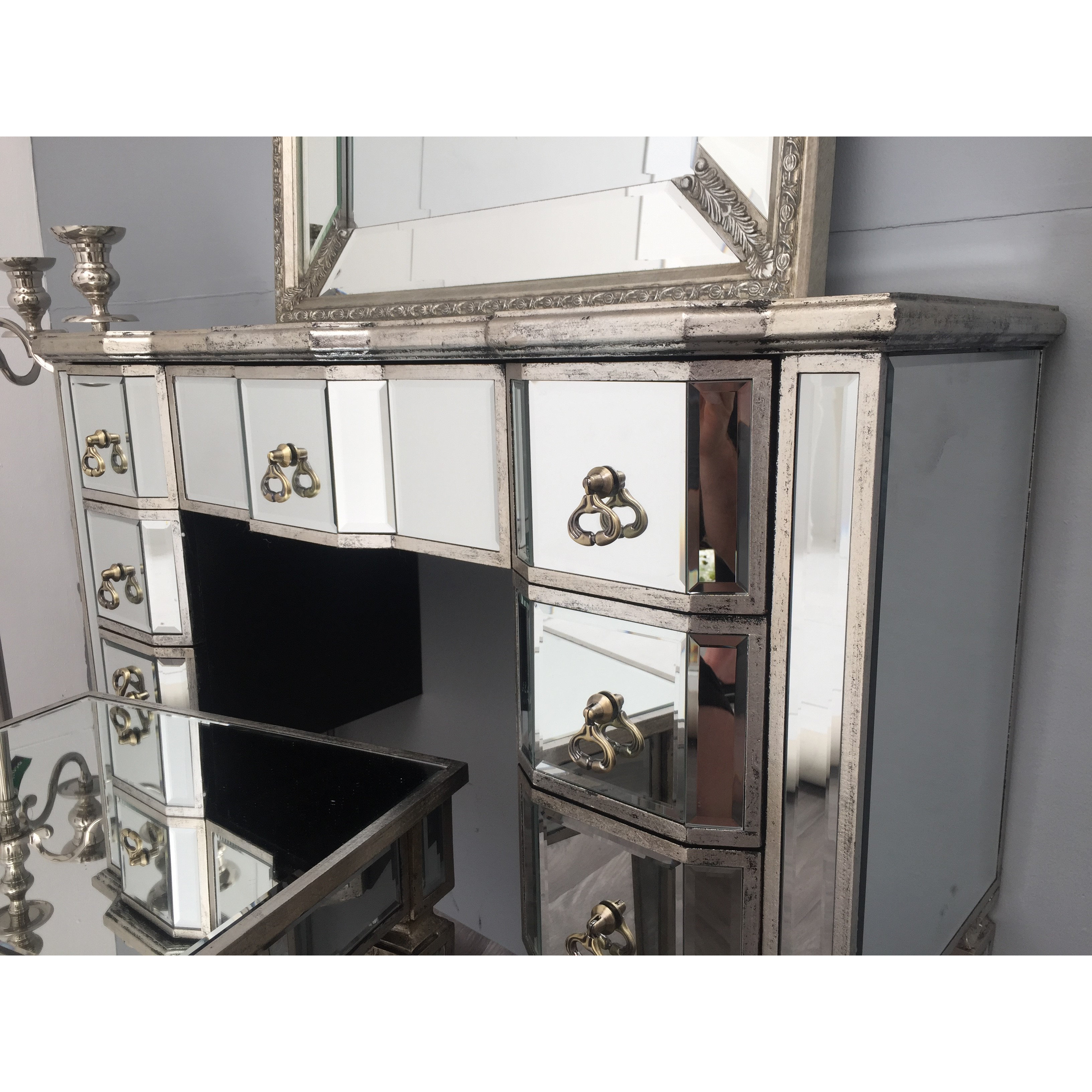 Vintage Mirrored Dressing Table Wayfair UK