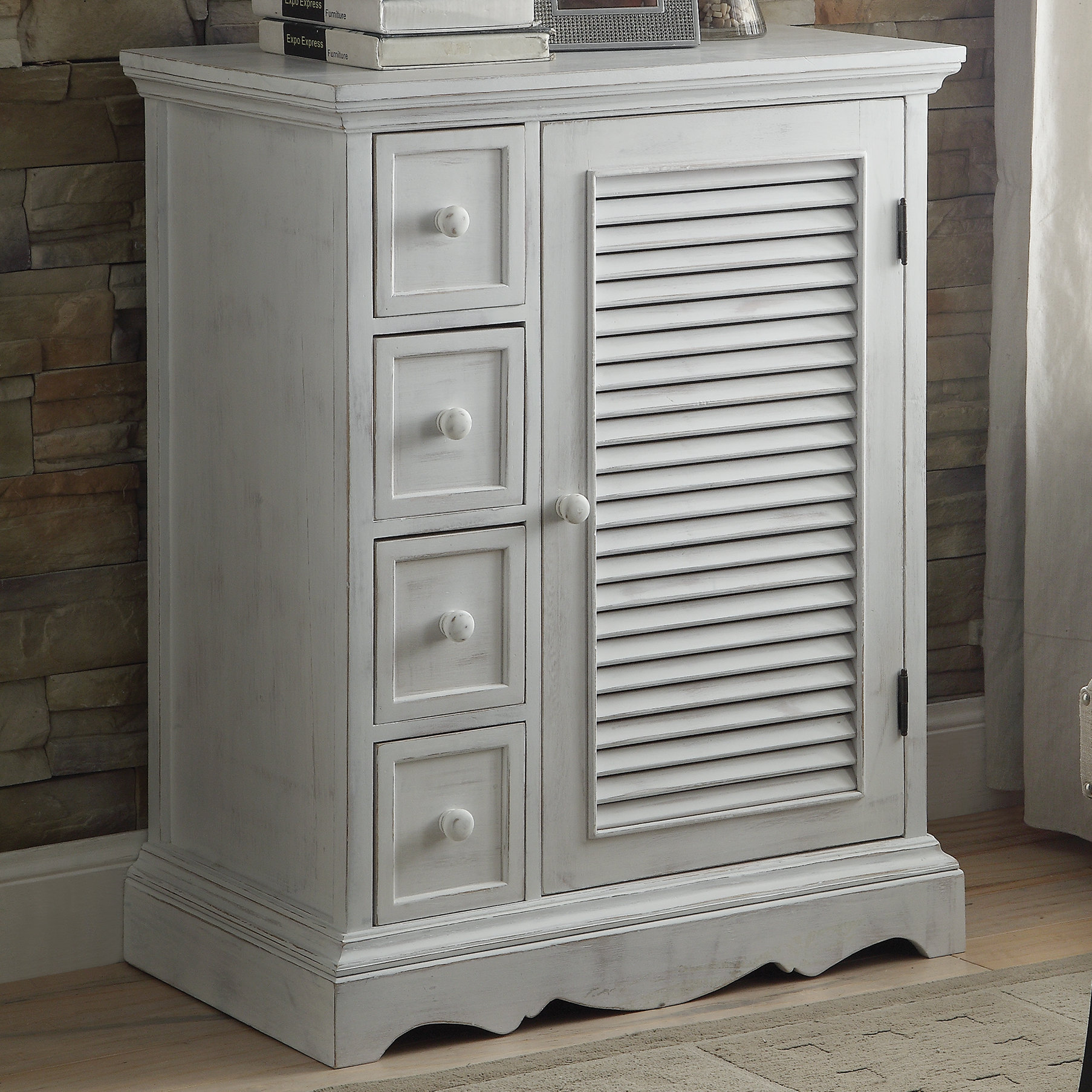 4 drawer accent cabinet