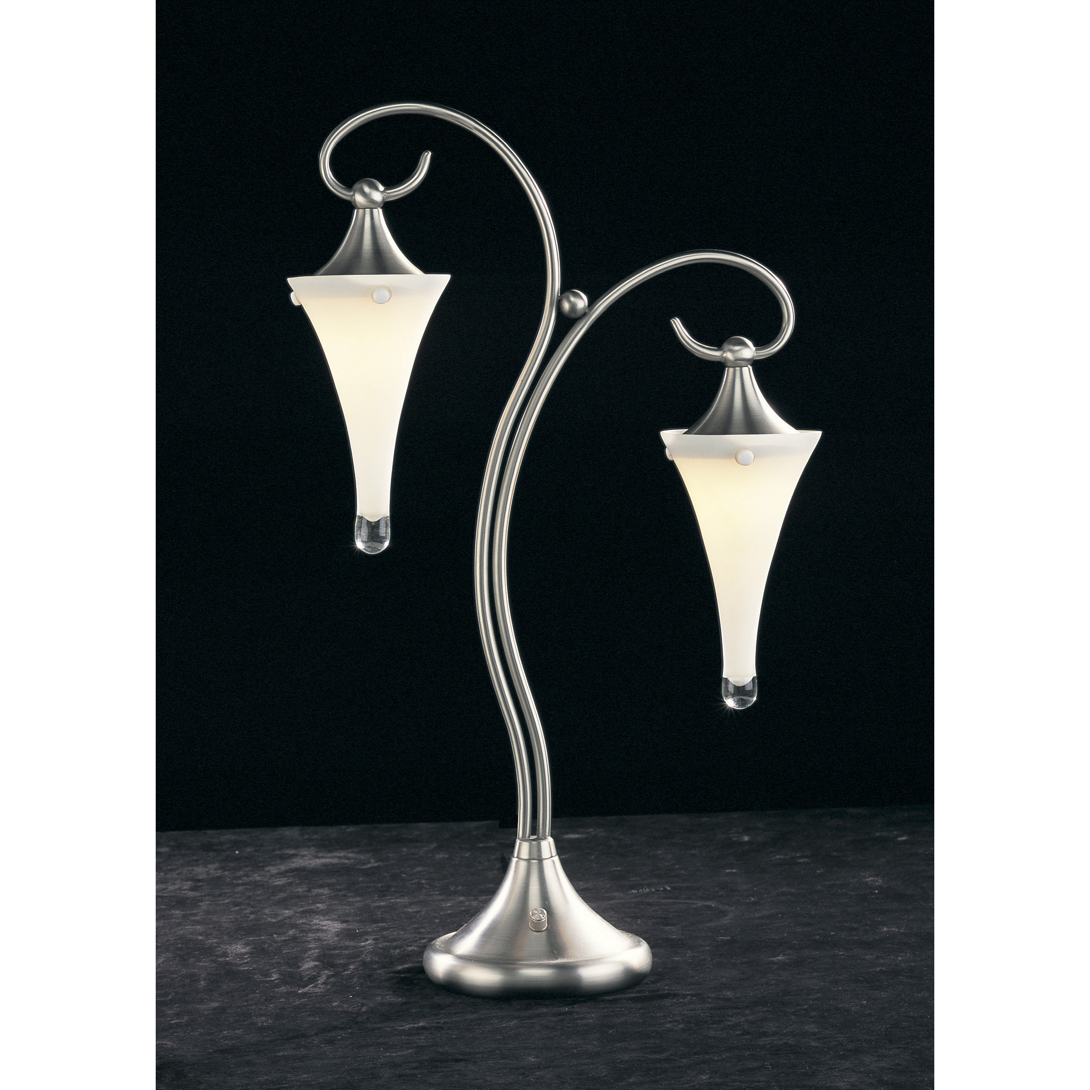 Anthony California Water Drop 30" H Table Lamp with Novelty Shade