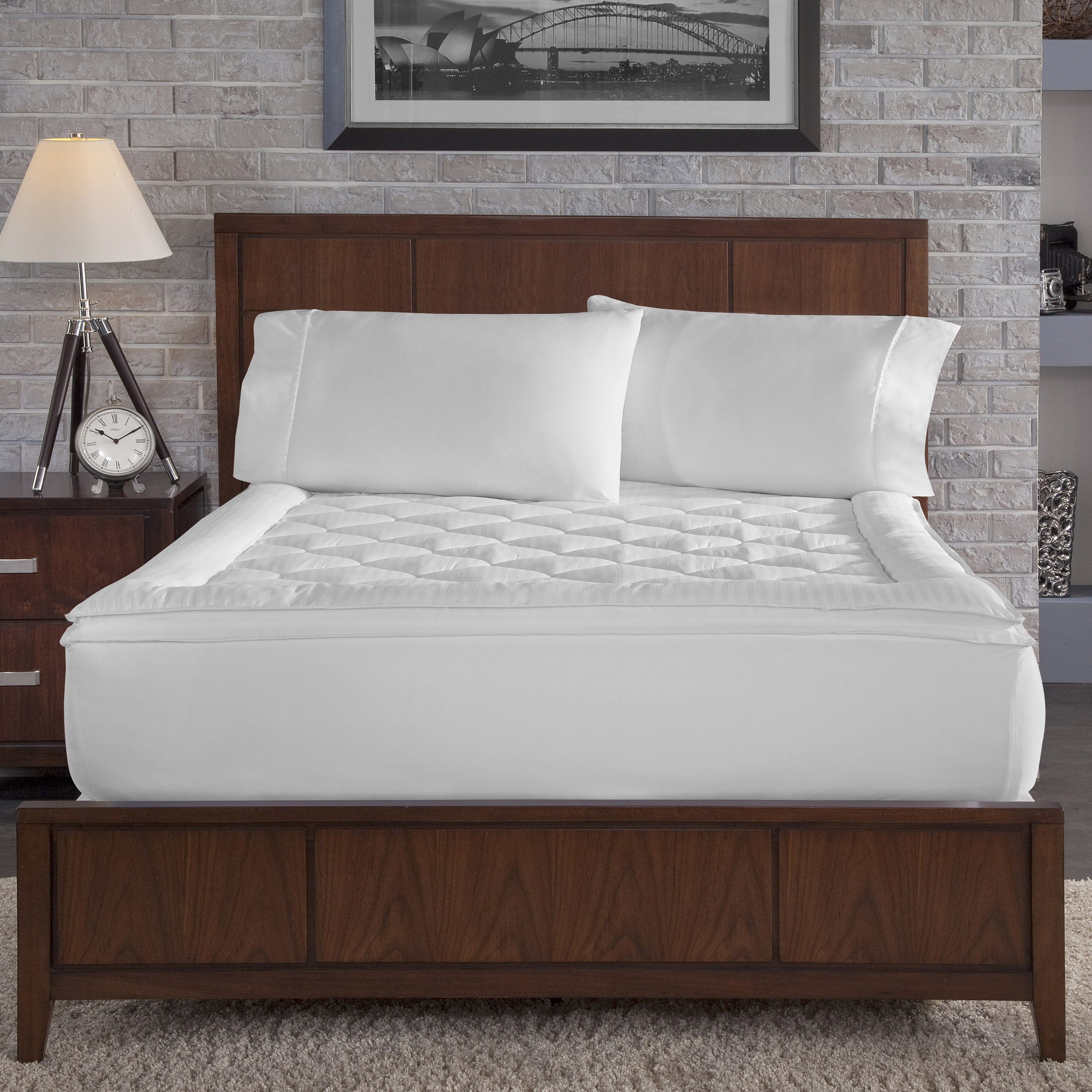 Perry Ellis Stripe Mattress Enhancer Wayfair