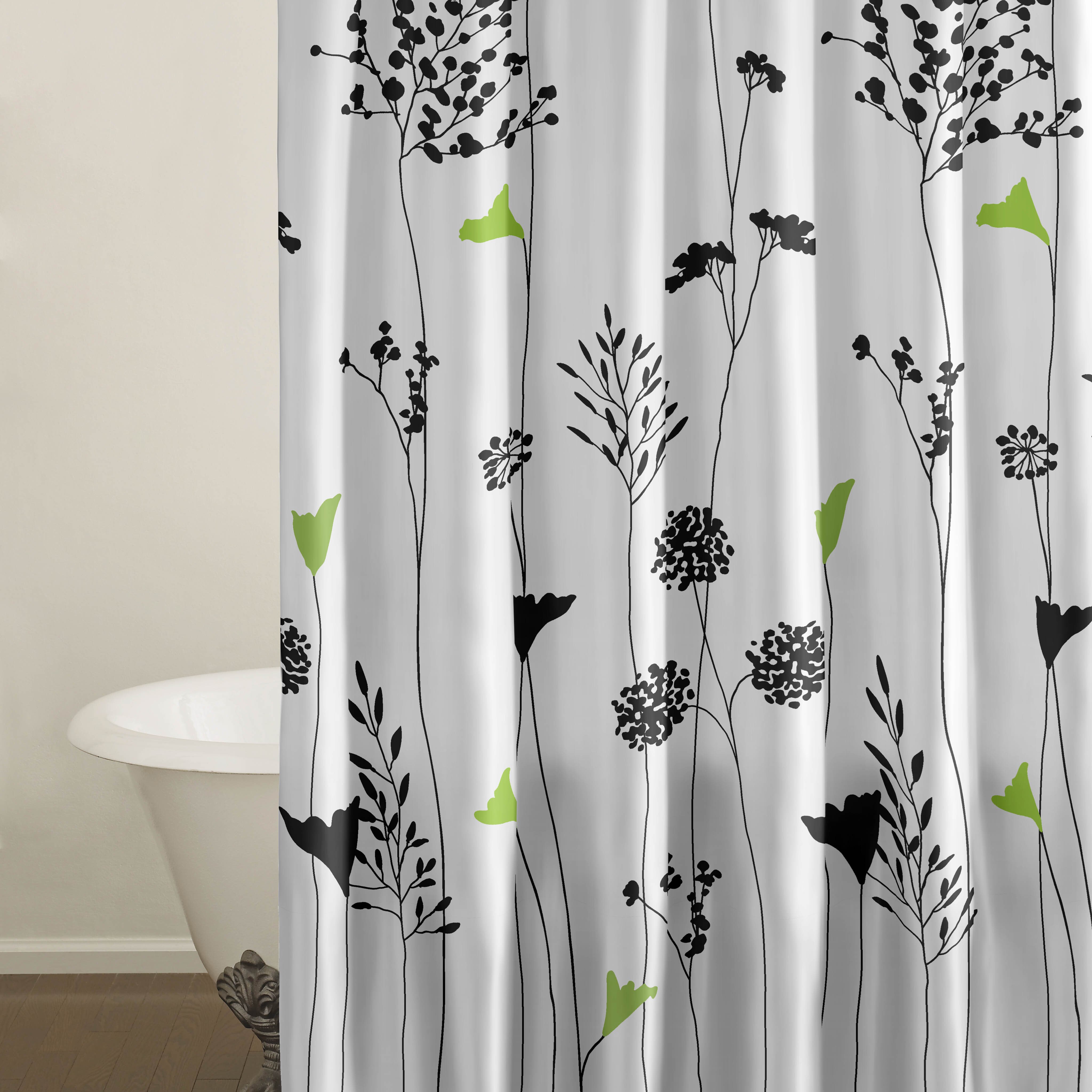 Asian Lily Cotton Shower Curtain | Wayfair