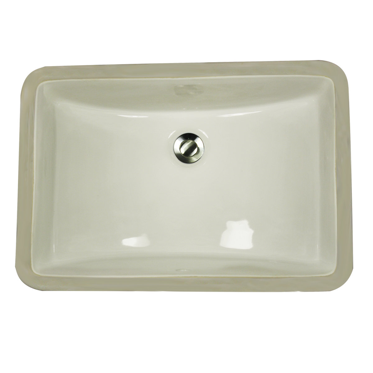 Nantucket Sinks Vitreous China Rectangular Undercounter Bathroom Sink