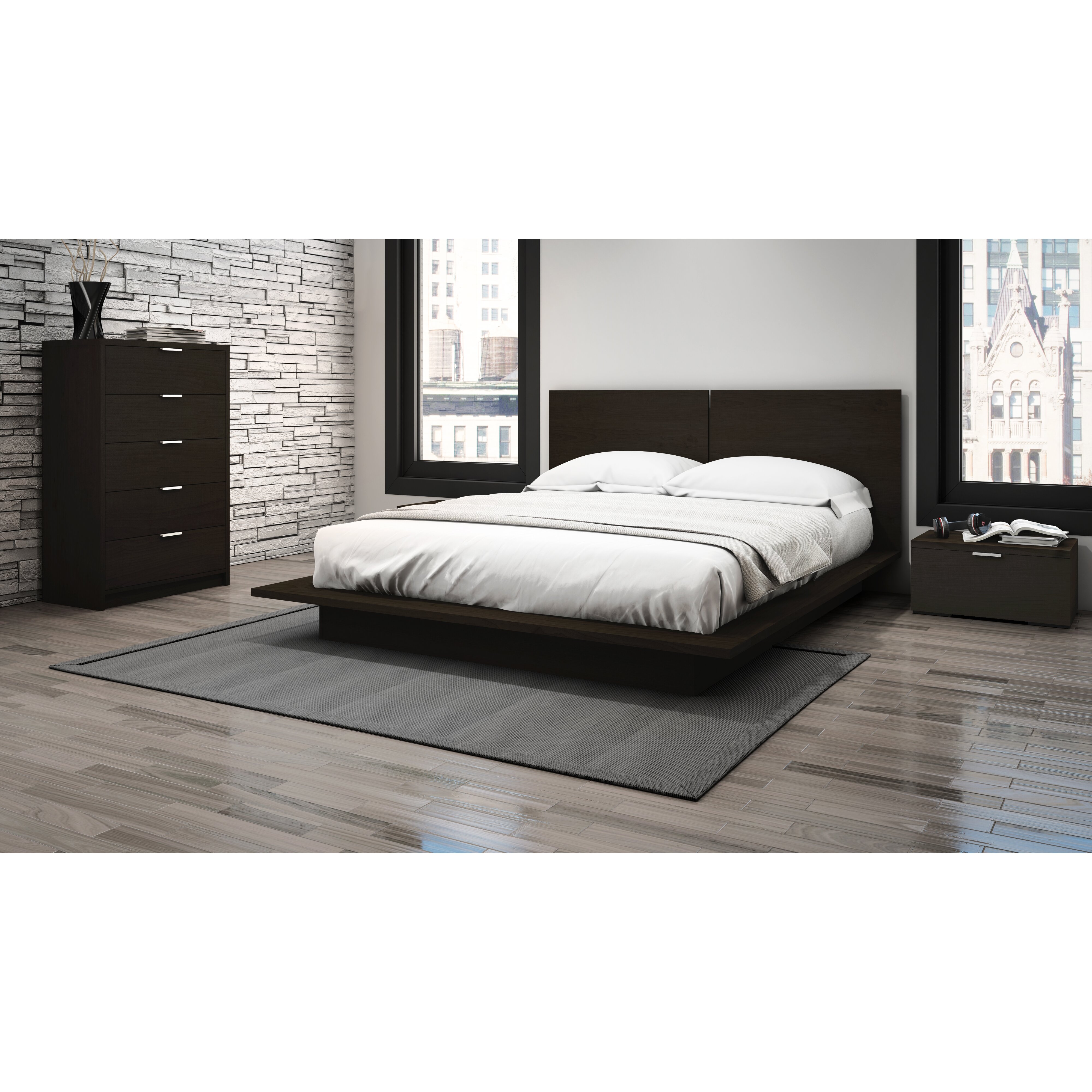 Stellar Home Queen Platform Bed & Reviews | Wayfair