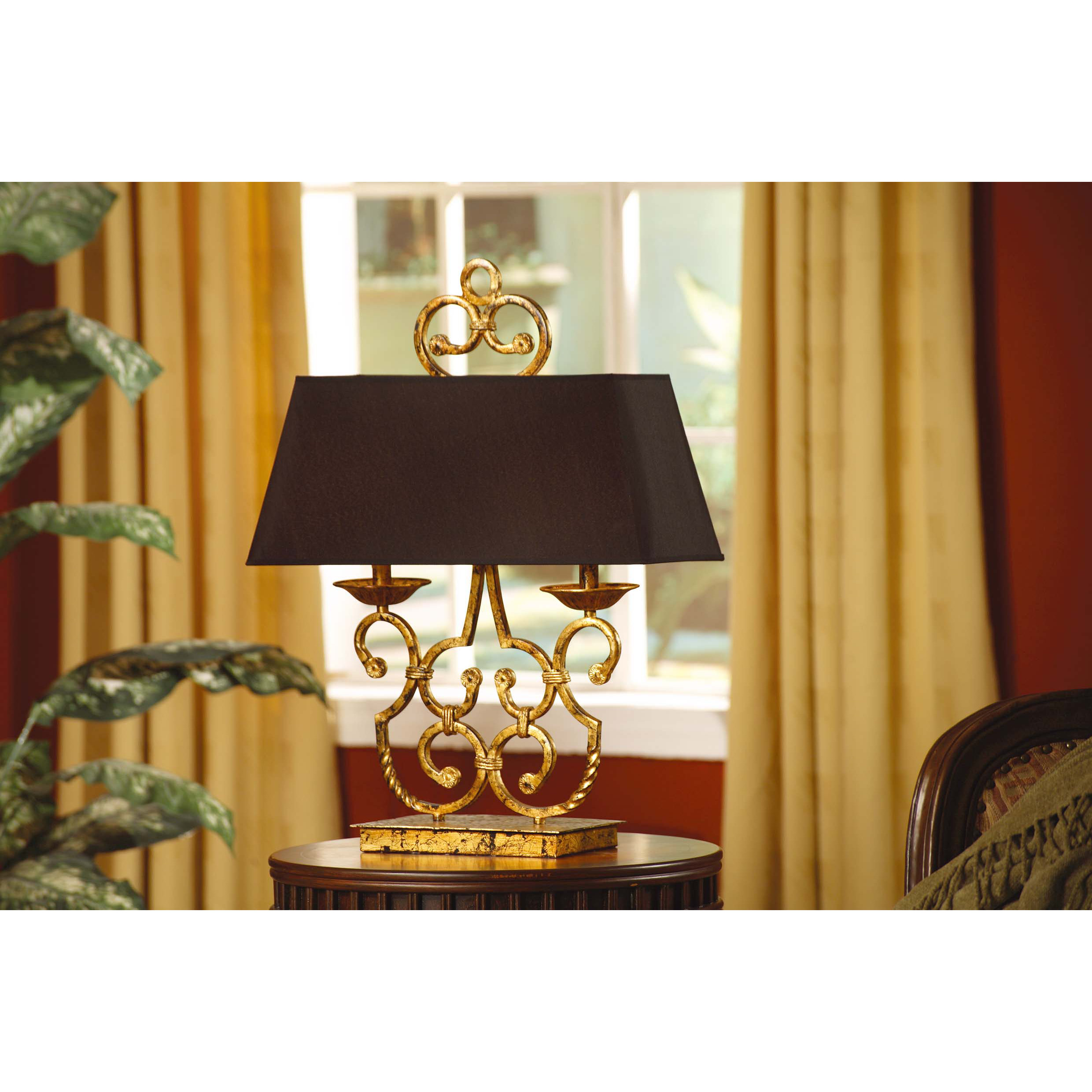 Charleston 27" H Table Lamp with Rectangular Shade Wayfair