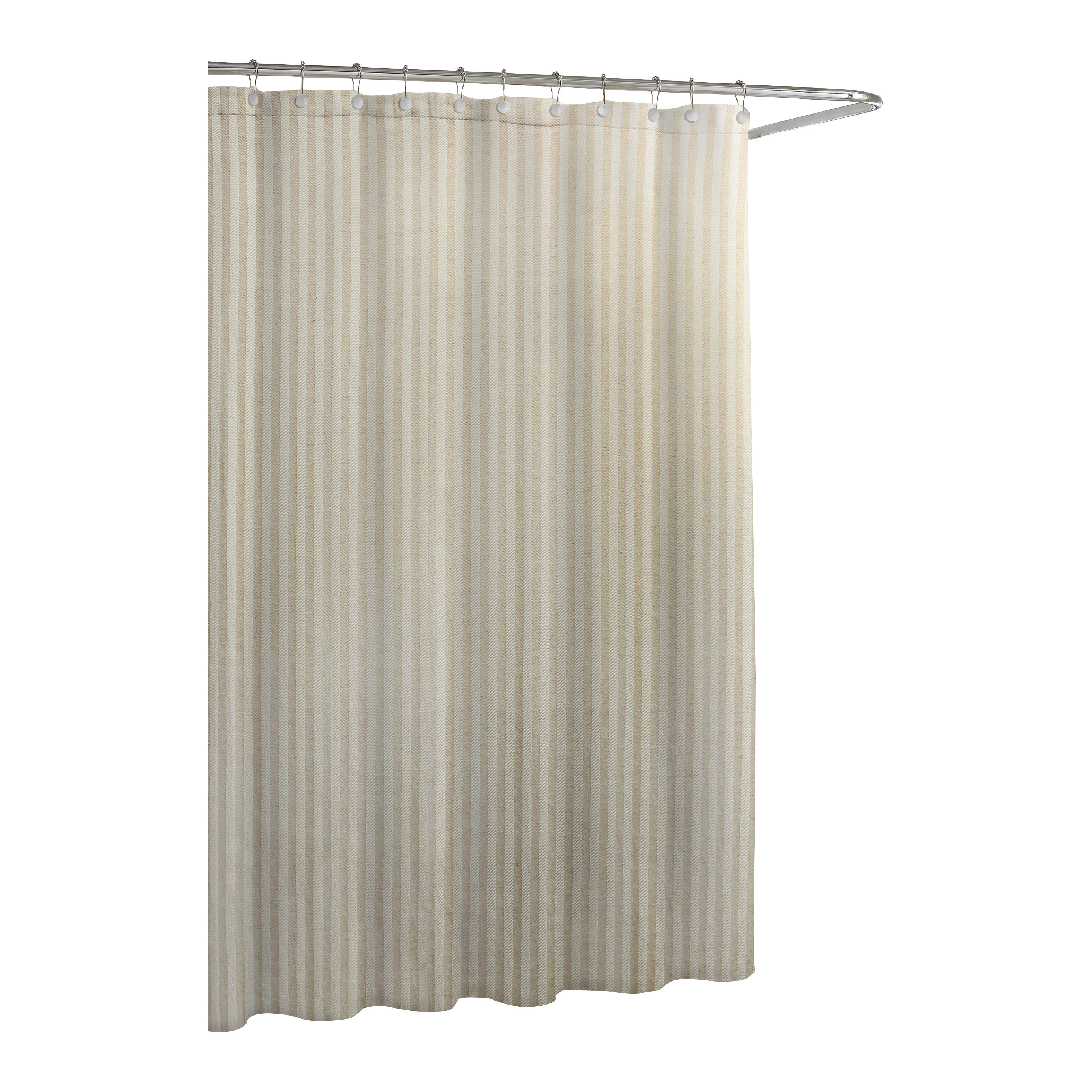 Cotton Blend Chevron Shower Curtain Wayfair