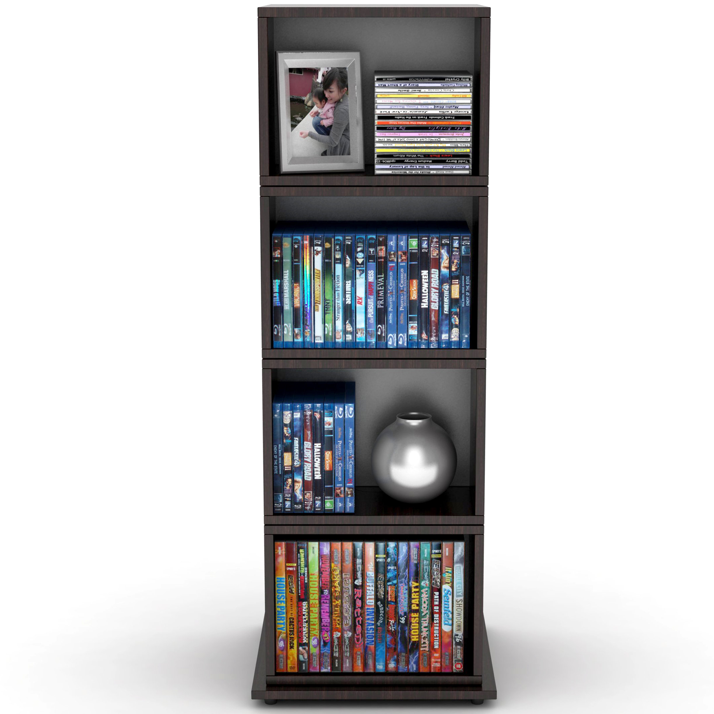 Atlantic Rotating Media Cube Storage Tower & Reviews Wayfair