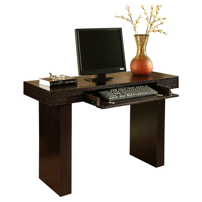 Parker Computer Desk with Fold Down Keyboard Tray Wayfair