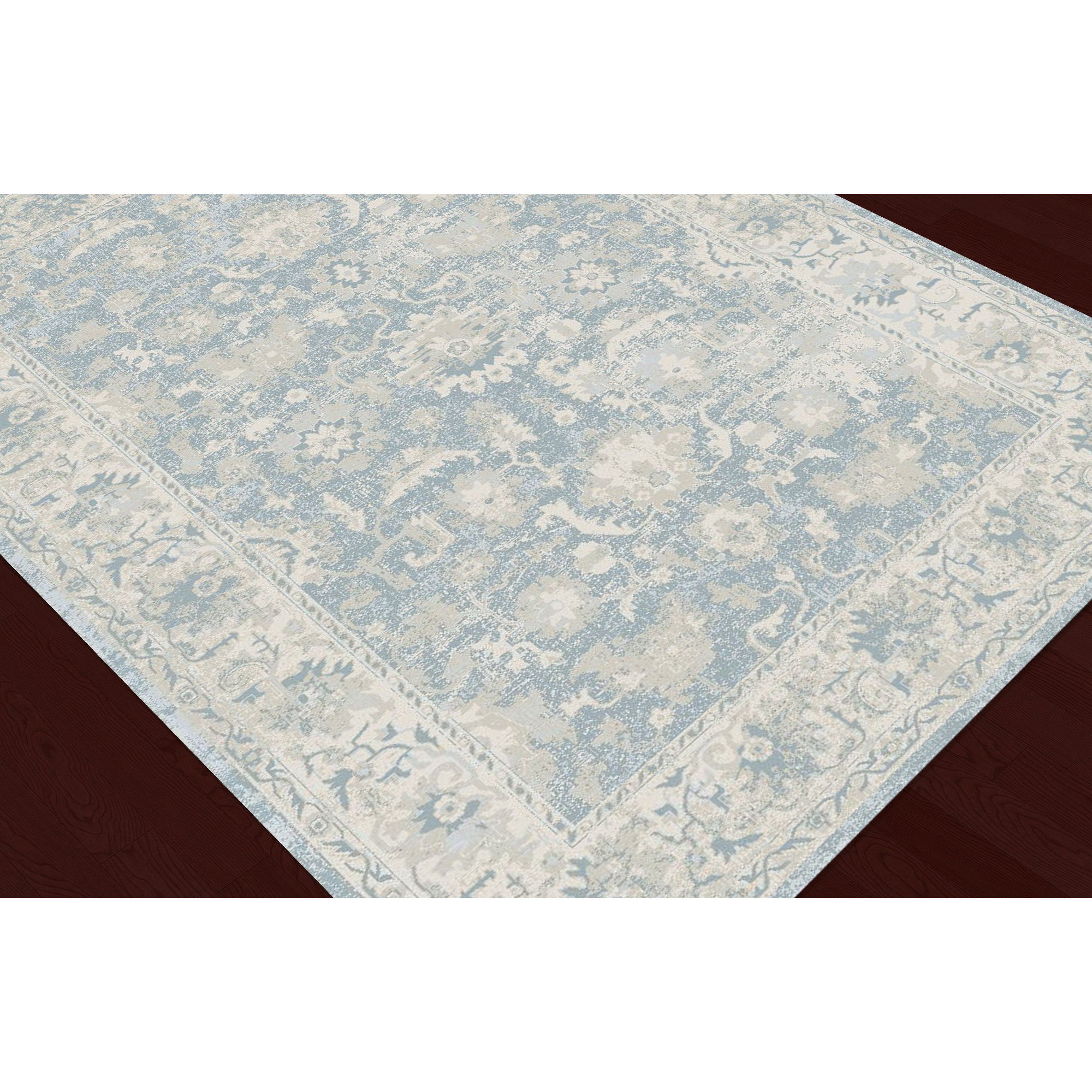 Ambiance Light Blue Area Rug Wayfair