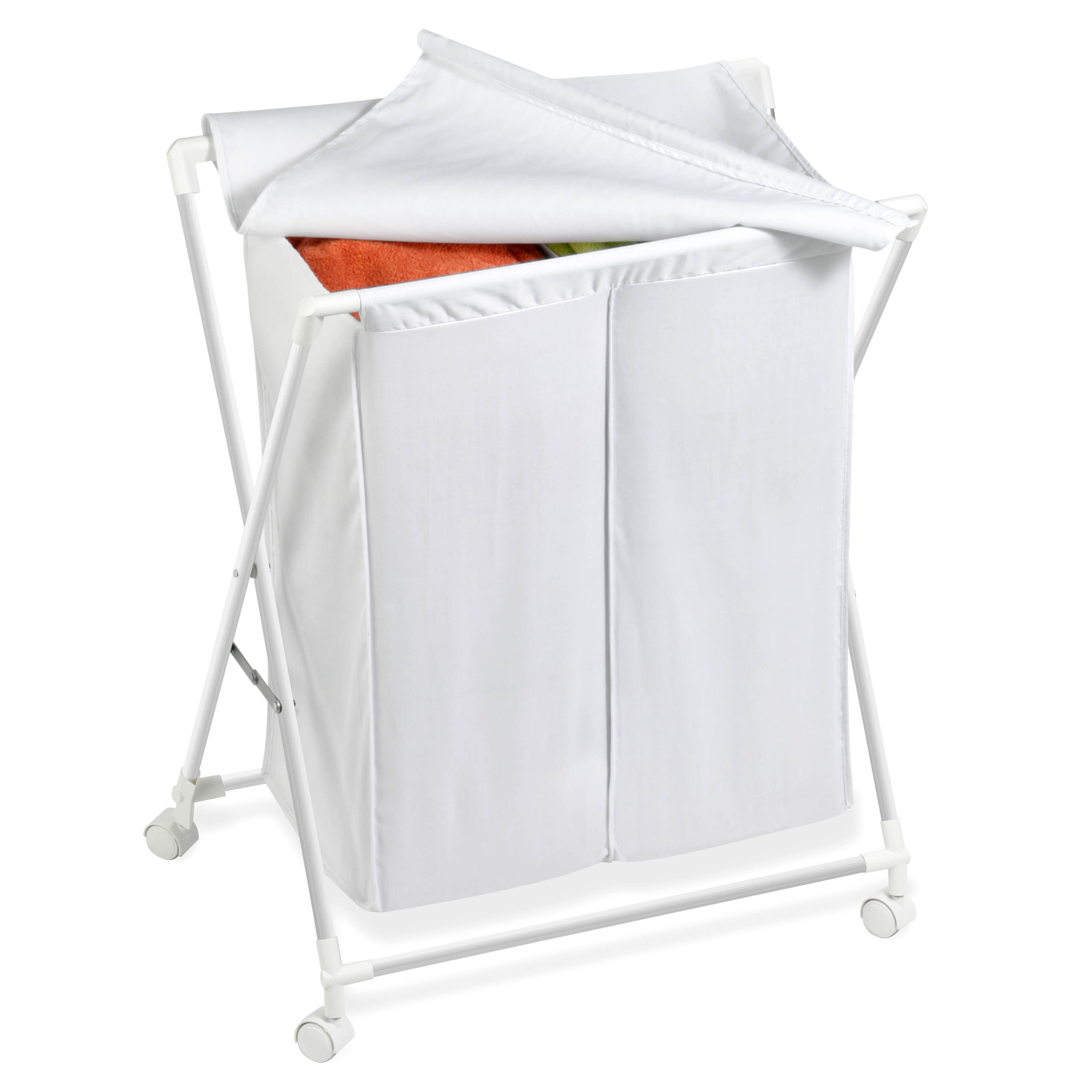 Double Folding Hamper Wayfair