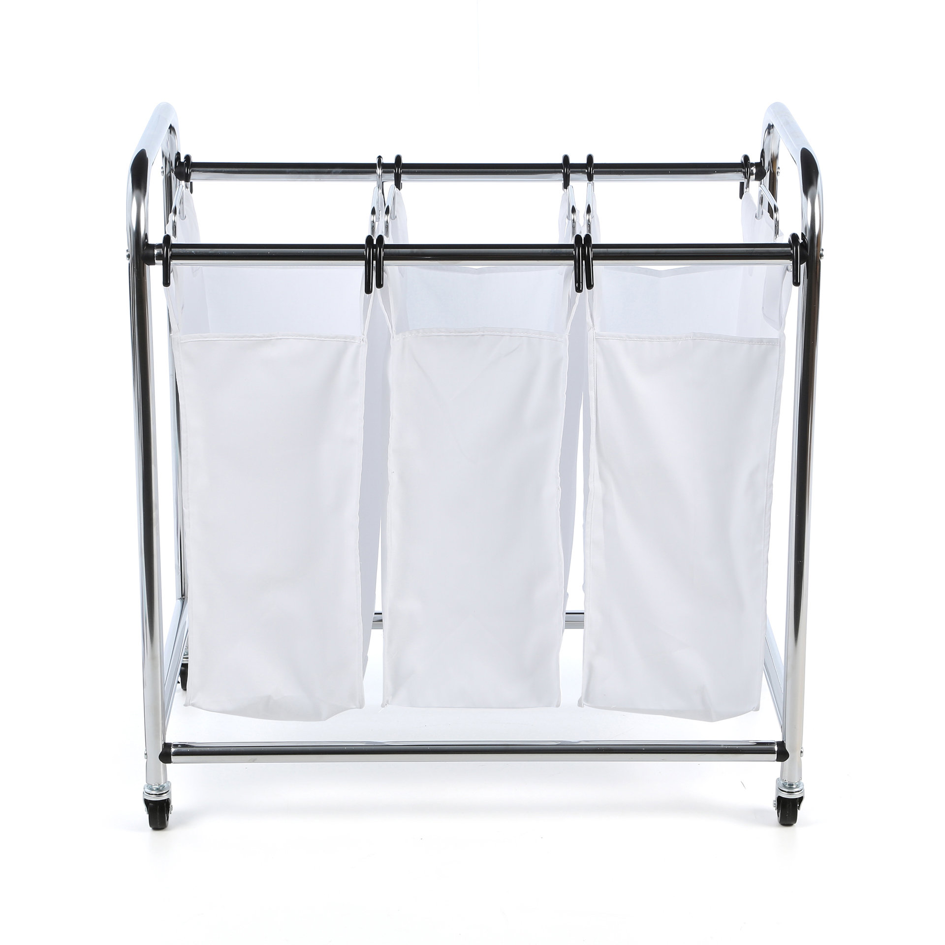 3 Section Chrome Plated Heavey Duty Laundry Sorter Wayfair