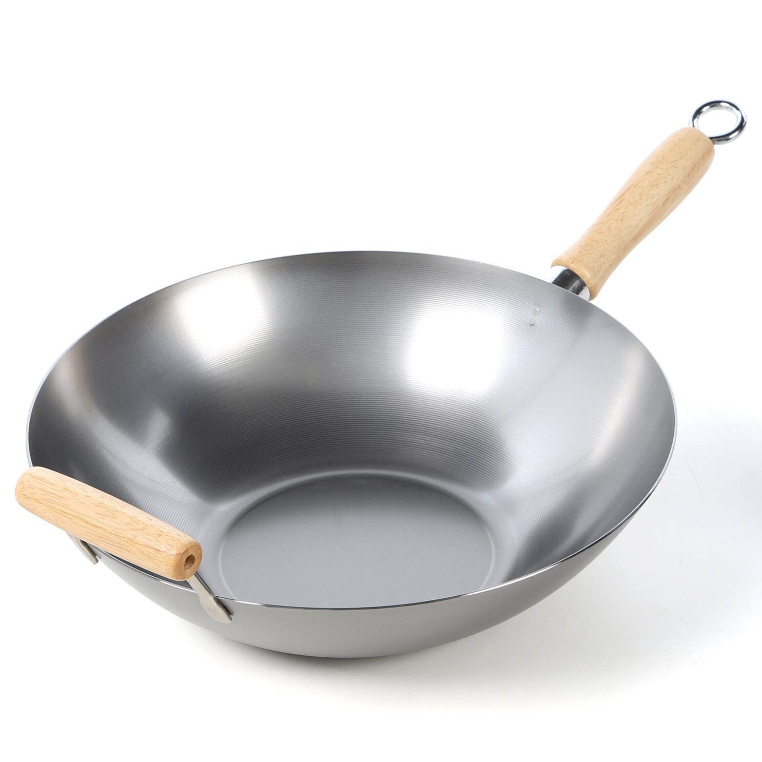 small carbon steel wok
