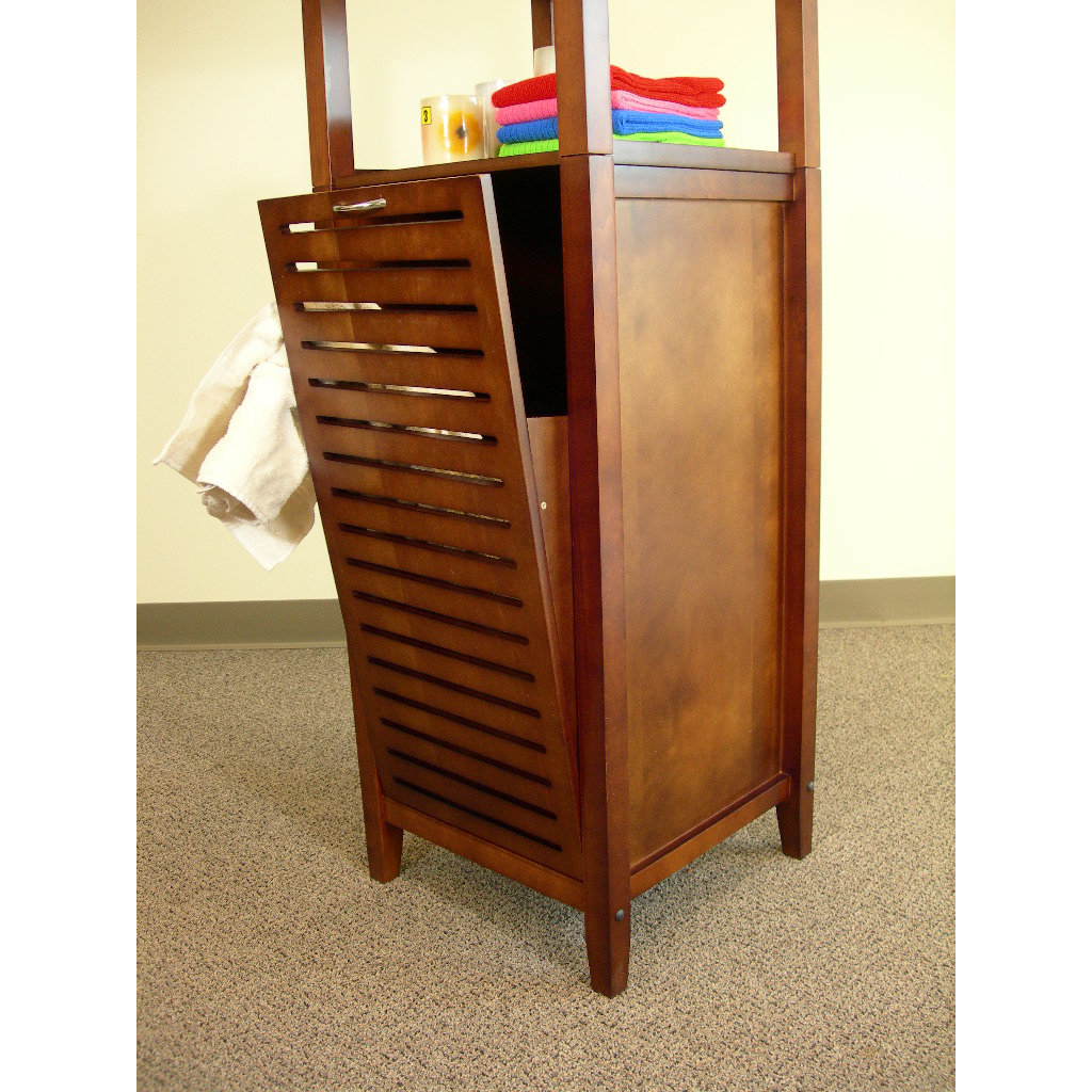 Proman 16.5" x 66.25" Free Standing Linen Tower & Reviews Wayfair