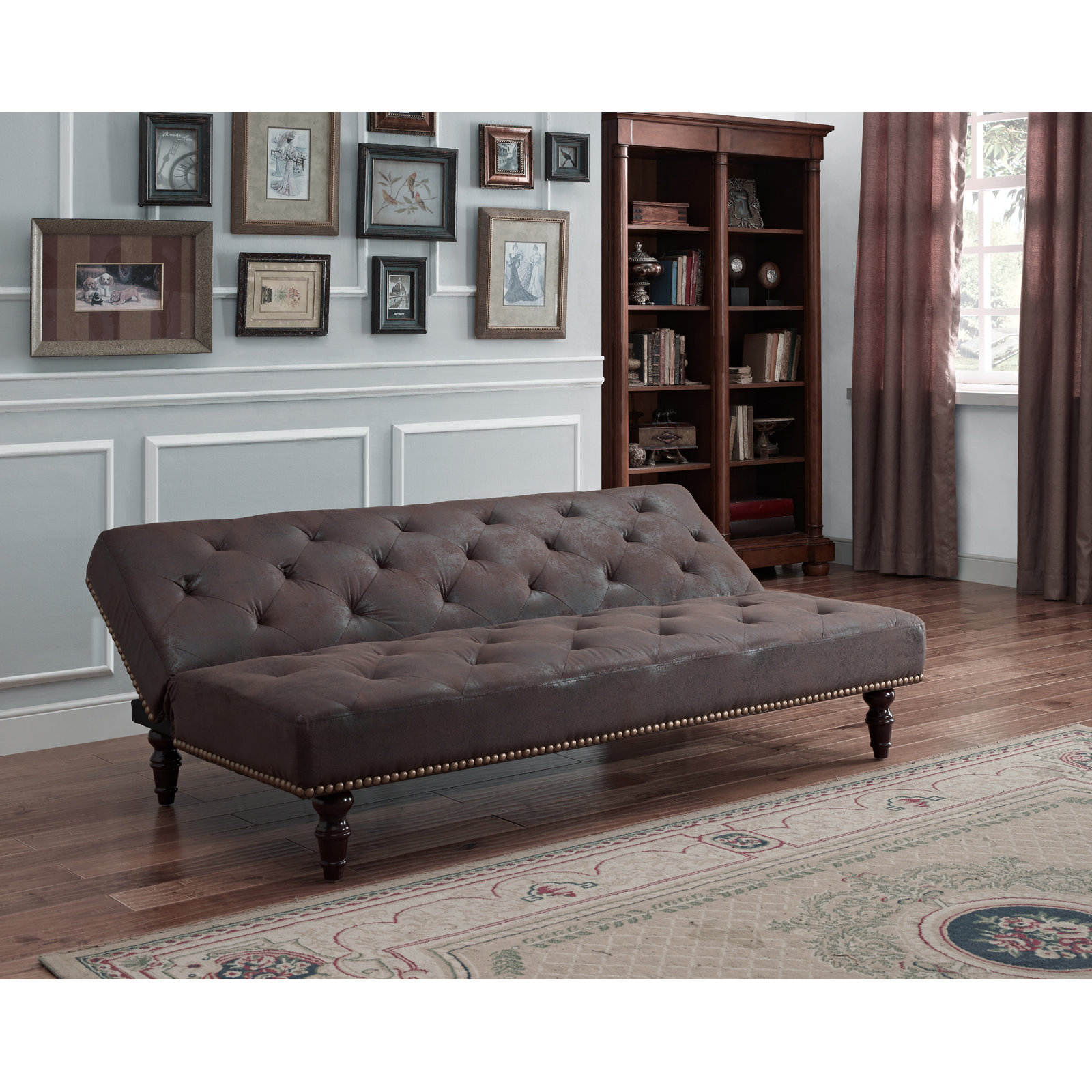 DHP Charleston Vintage Futon Lounger & Reviews Wayfair