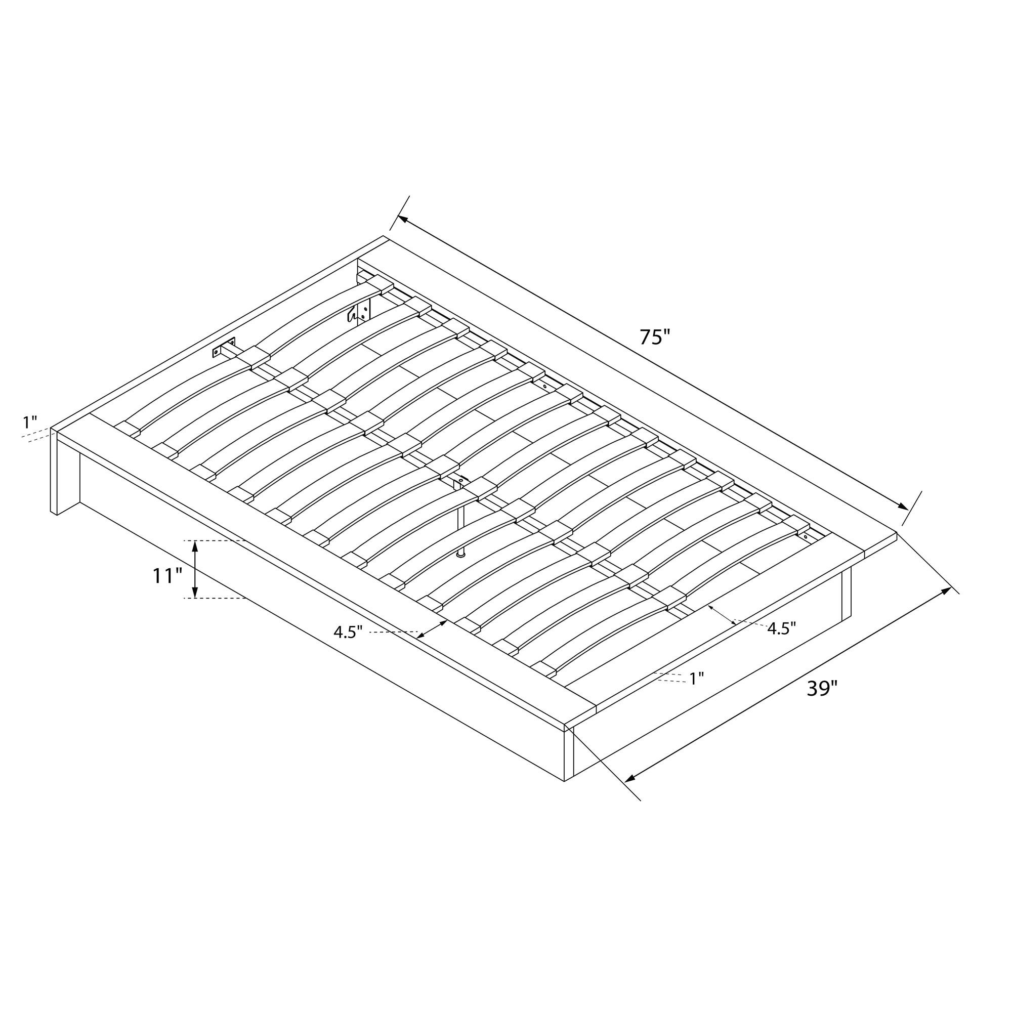 DHP Upholstered Platform Bed & Reviews Wayfair