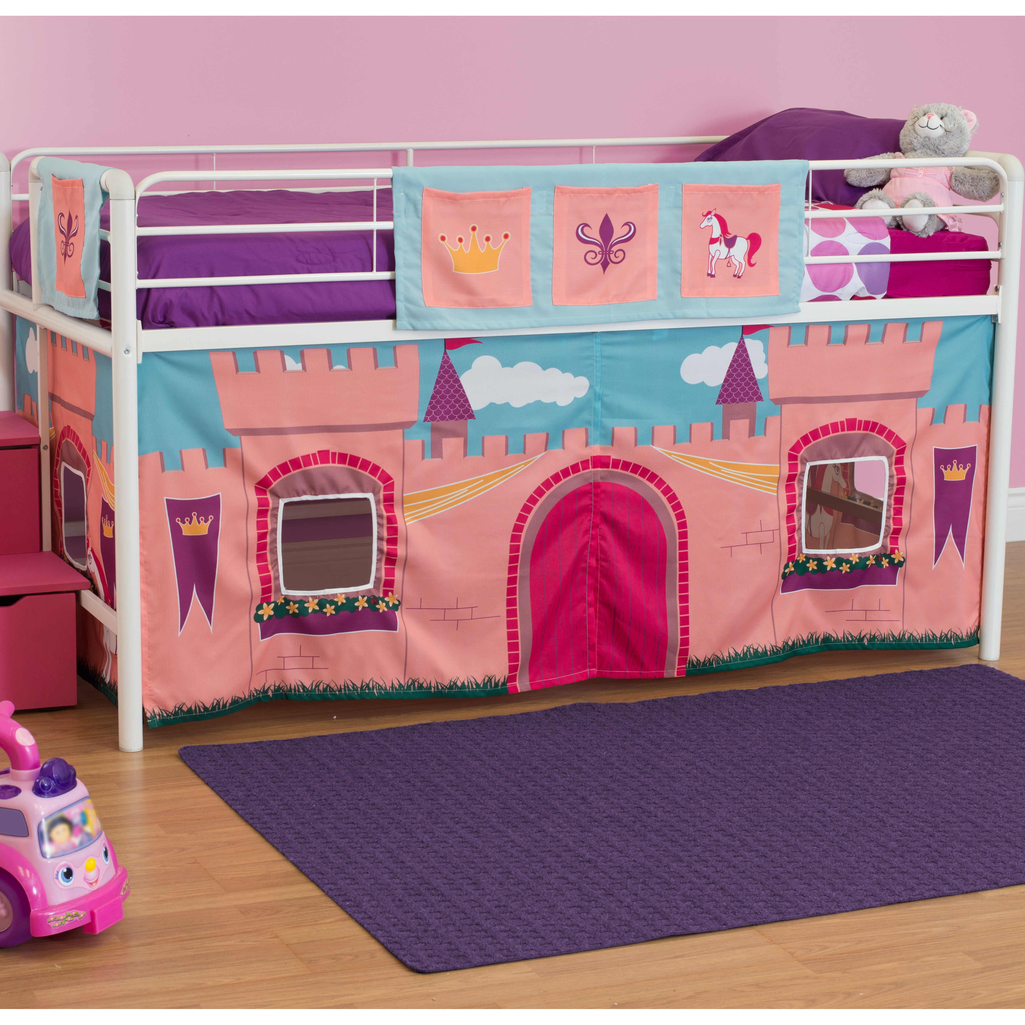 Princess Castle Curtain Set for Junior Loft Bed Wayfair