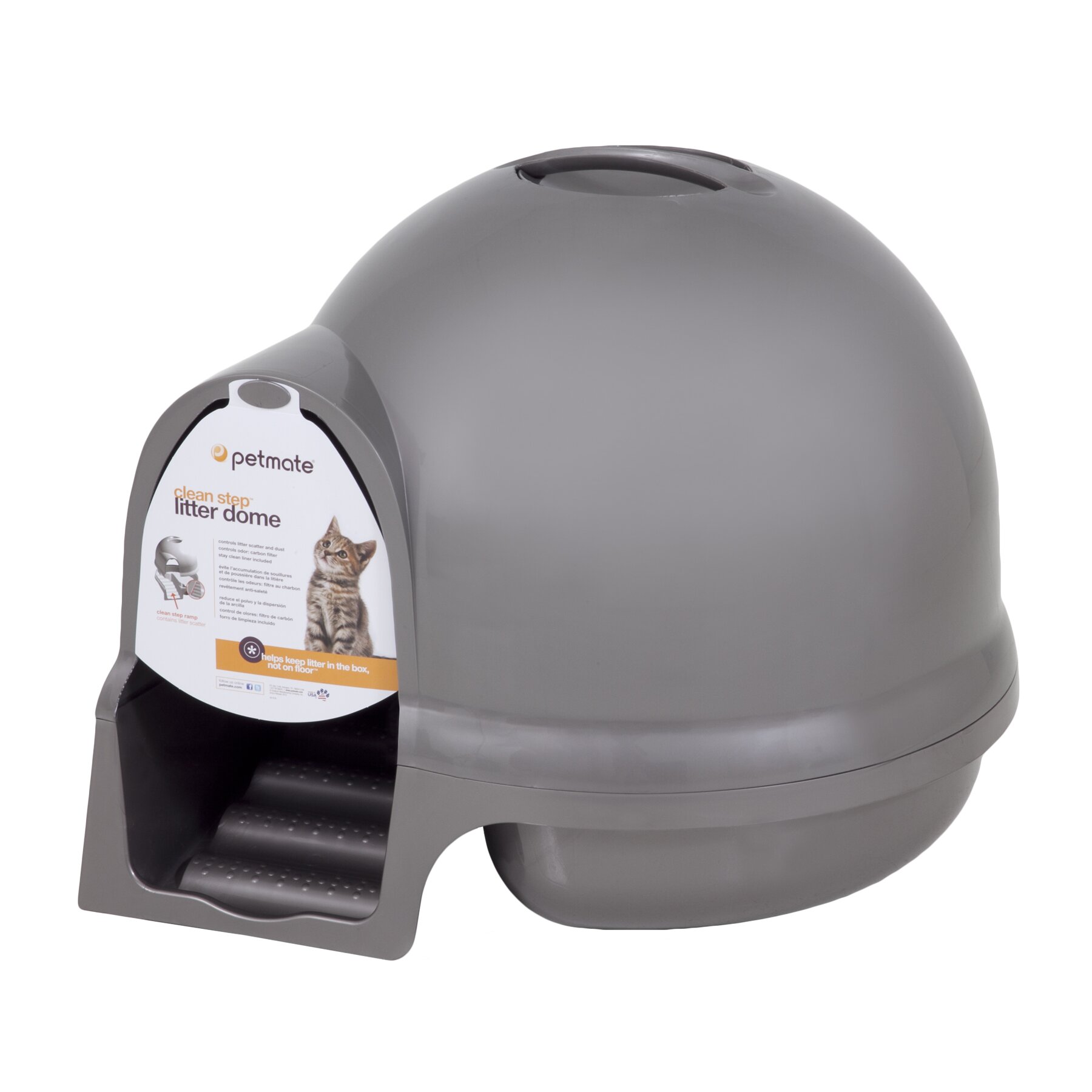 BOODA Dome Clean Step Litter Box & Reviews | Wayfair