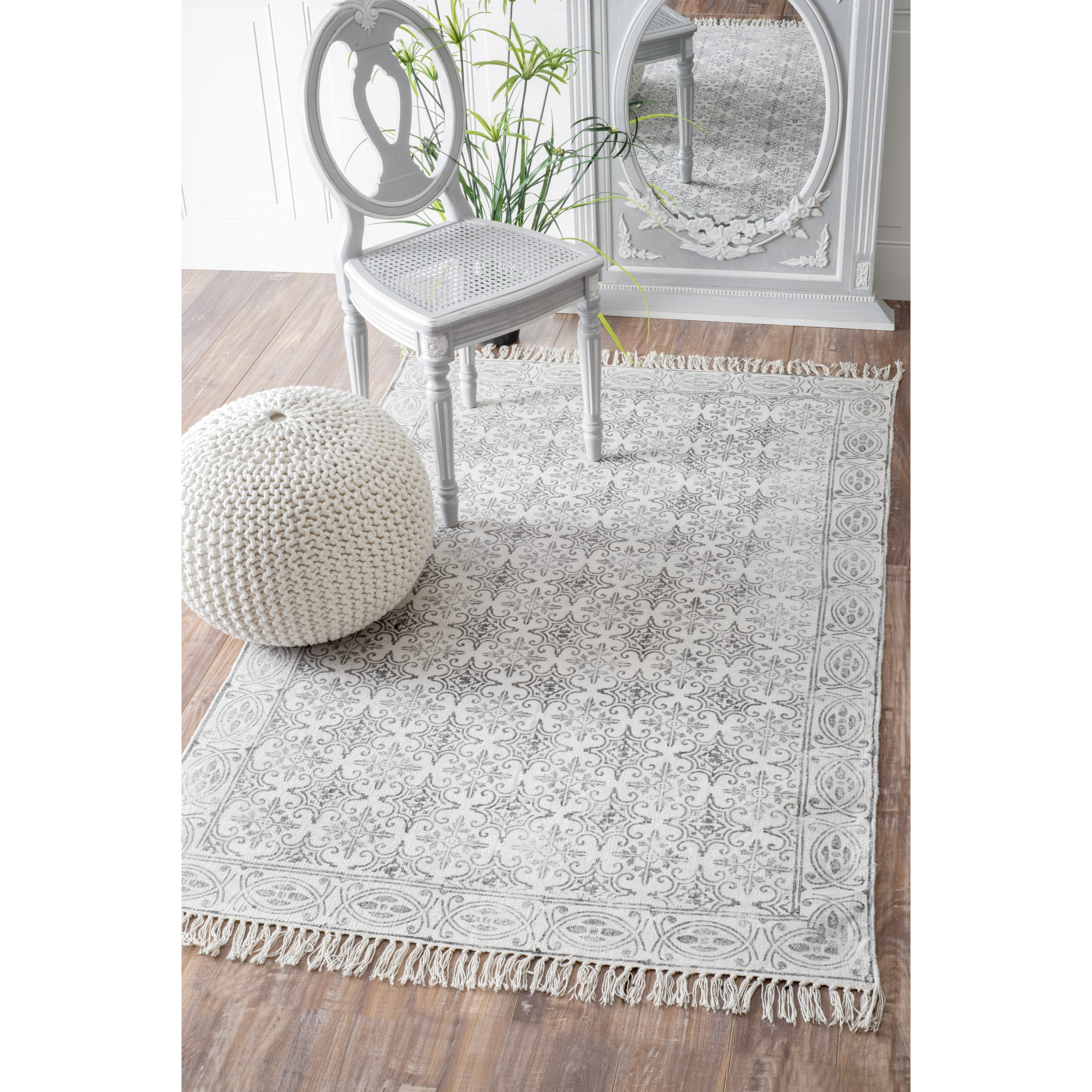nuLOOM Suzette Handmade Off White Area Rug AllModern