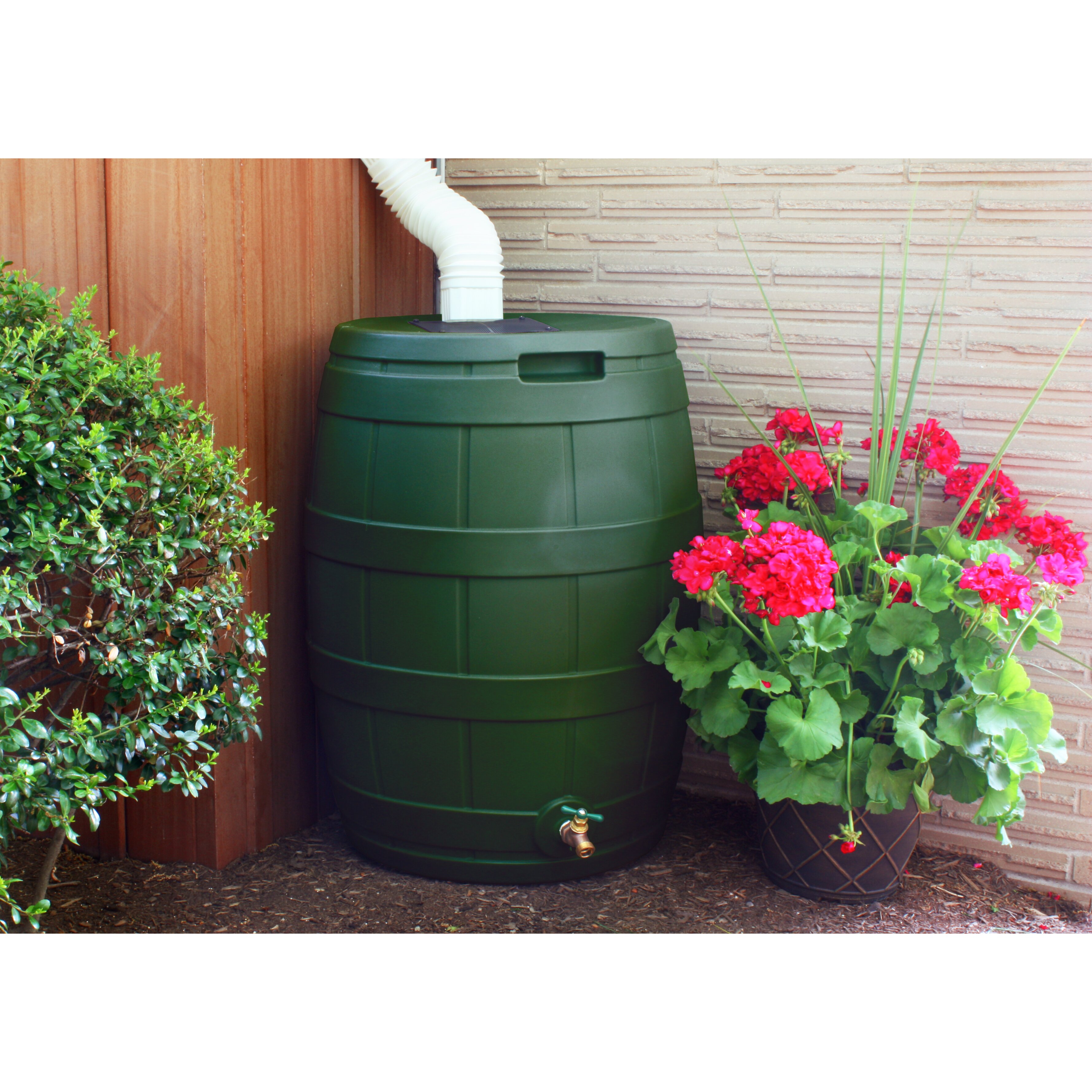 Good Ideas 50 Gallon Rain Barrel Reviews Wayfair   Good Ideas Rain Vaulta Barrel 