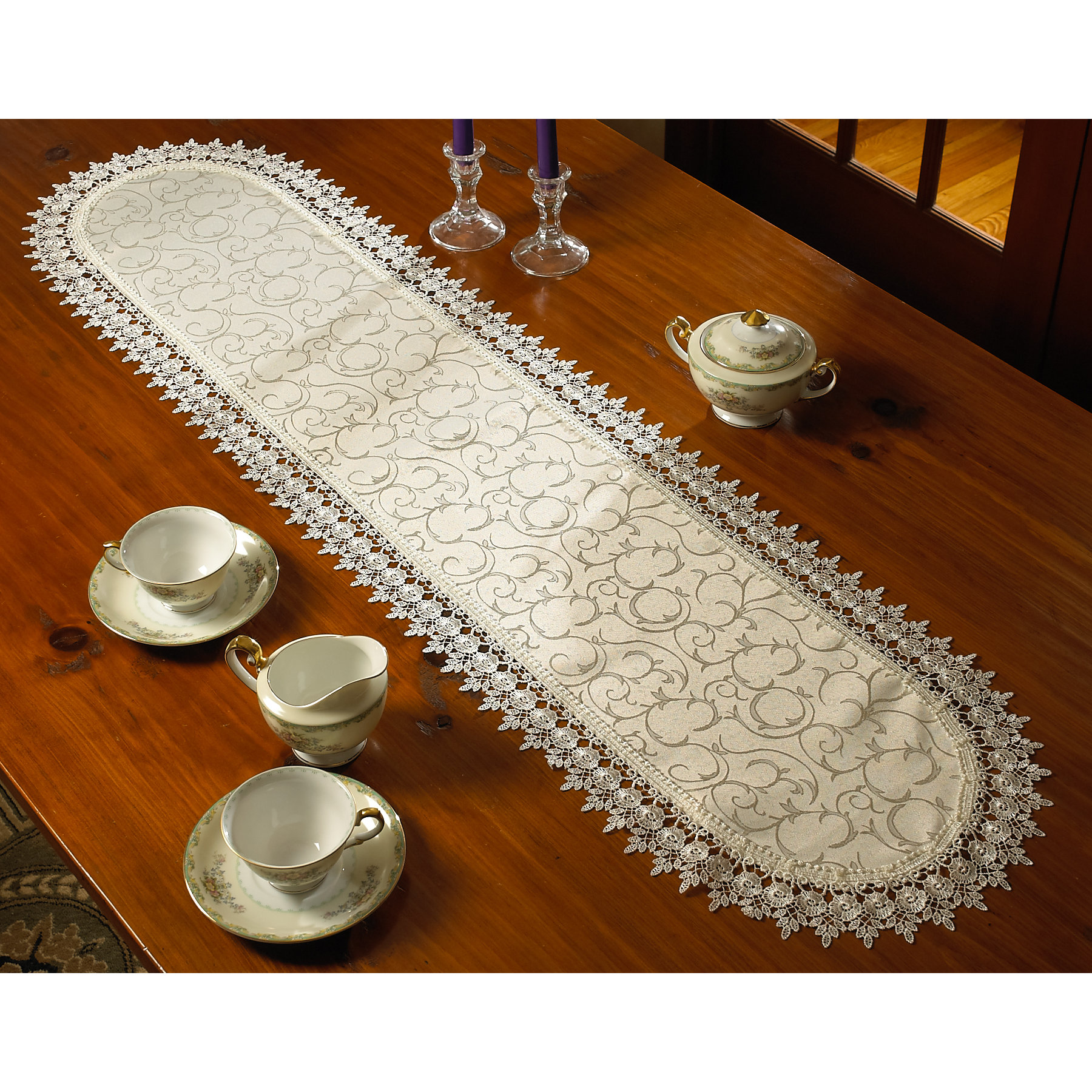 Flower Bow Table Runner Wayfair