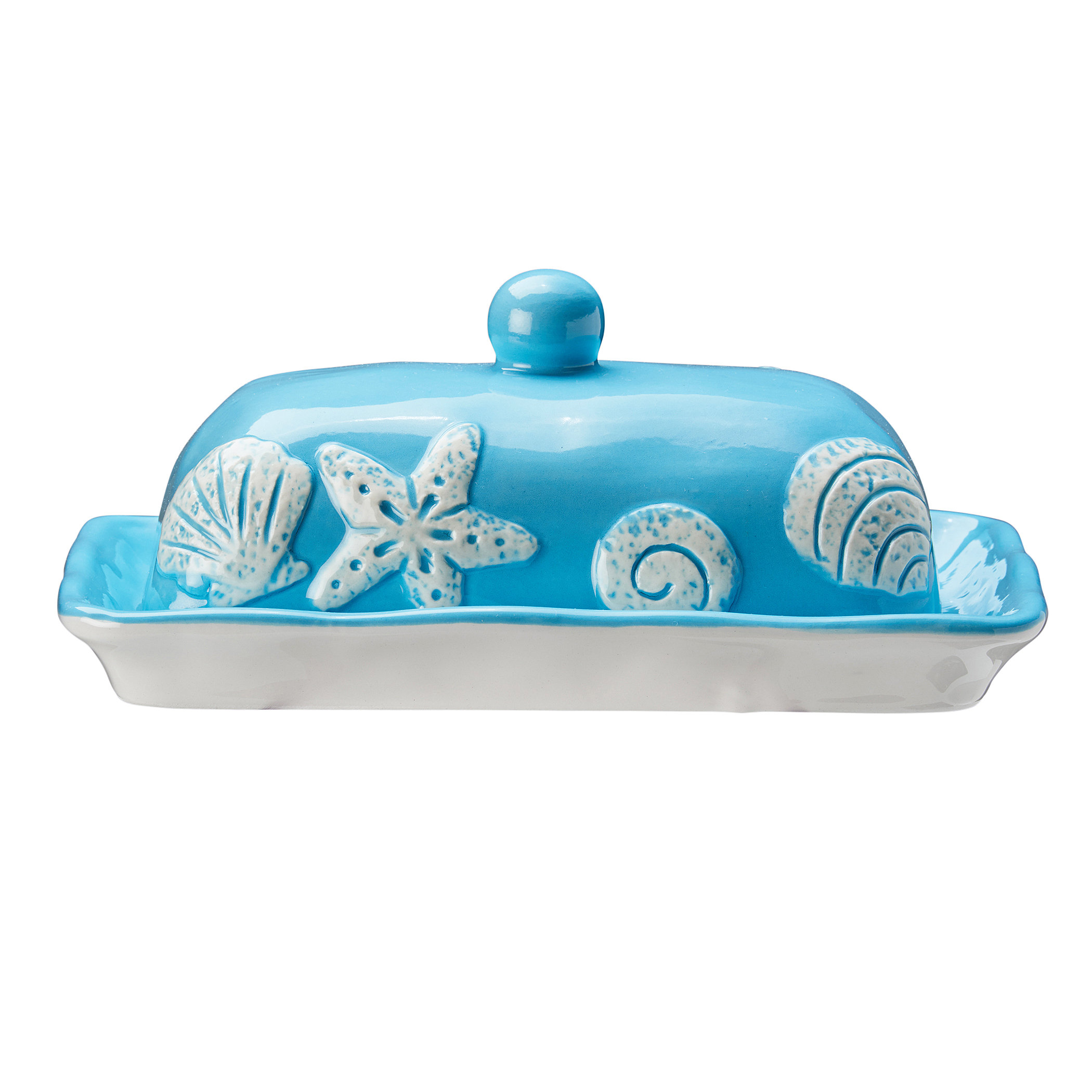 Global Amici Coastal Bright Butter Dish & Reviews Wayfair