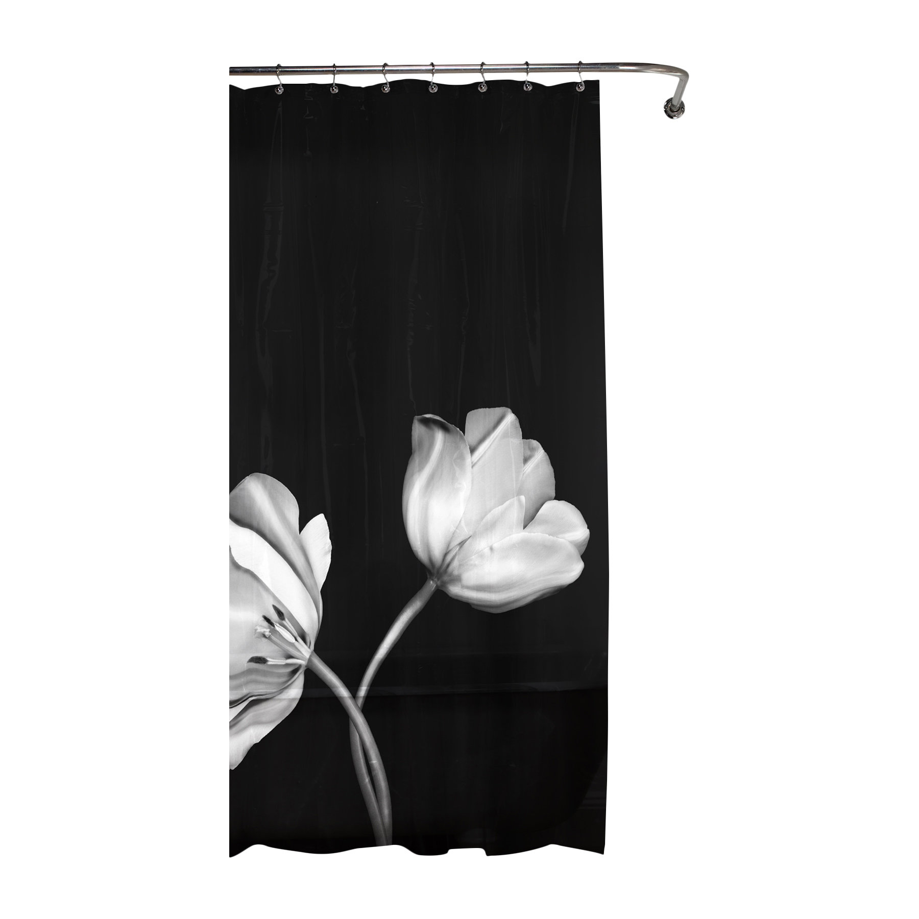 PEVA Tulip Photoreal Shower Curtain Wayfair