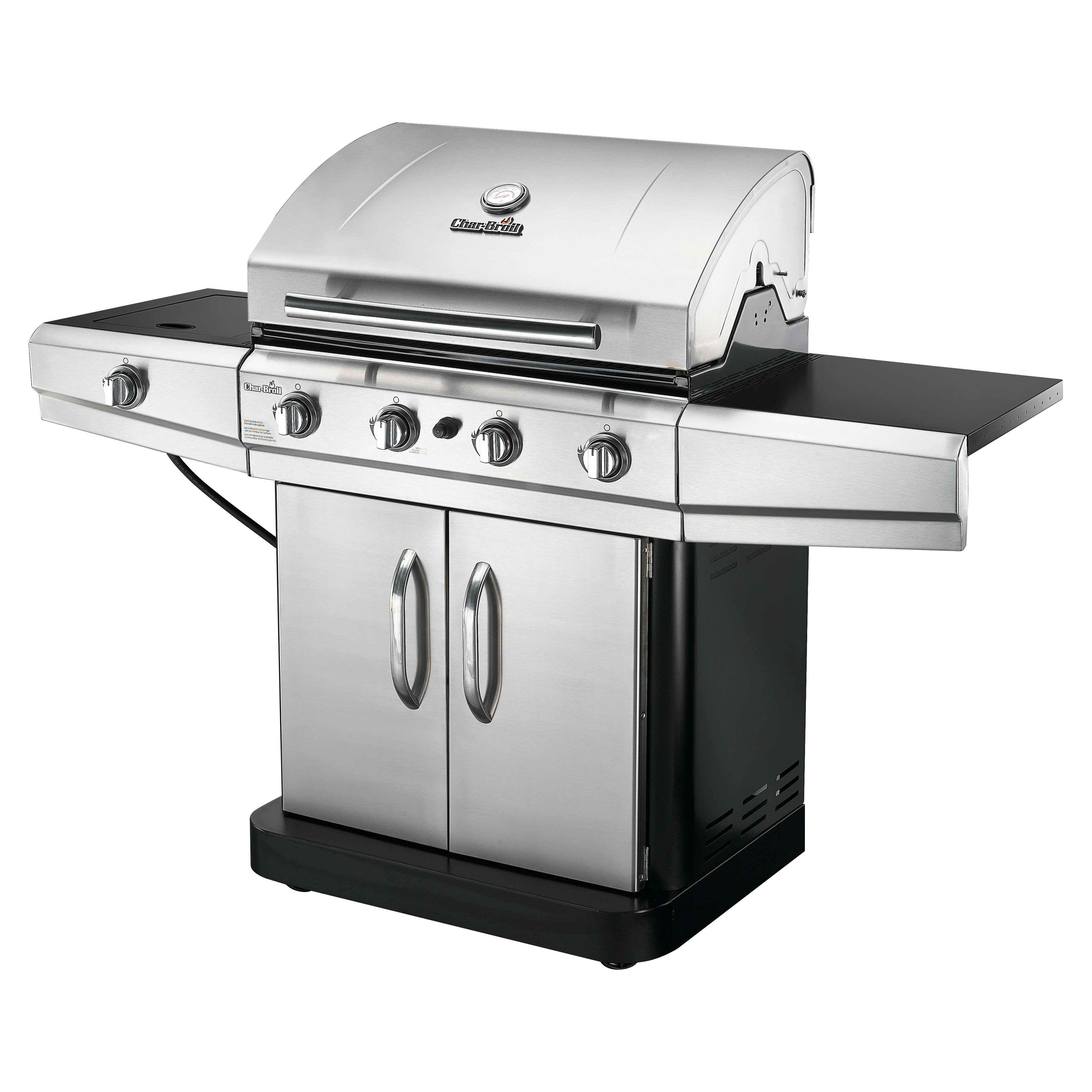 CharBroil Classic 4 Burner Gas Grill with Side Burner & Reviews | Wayfair 