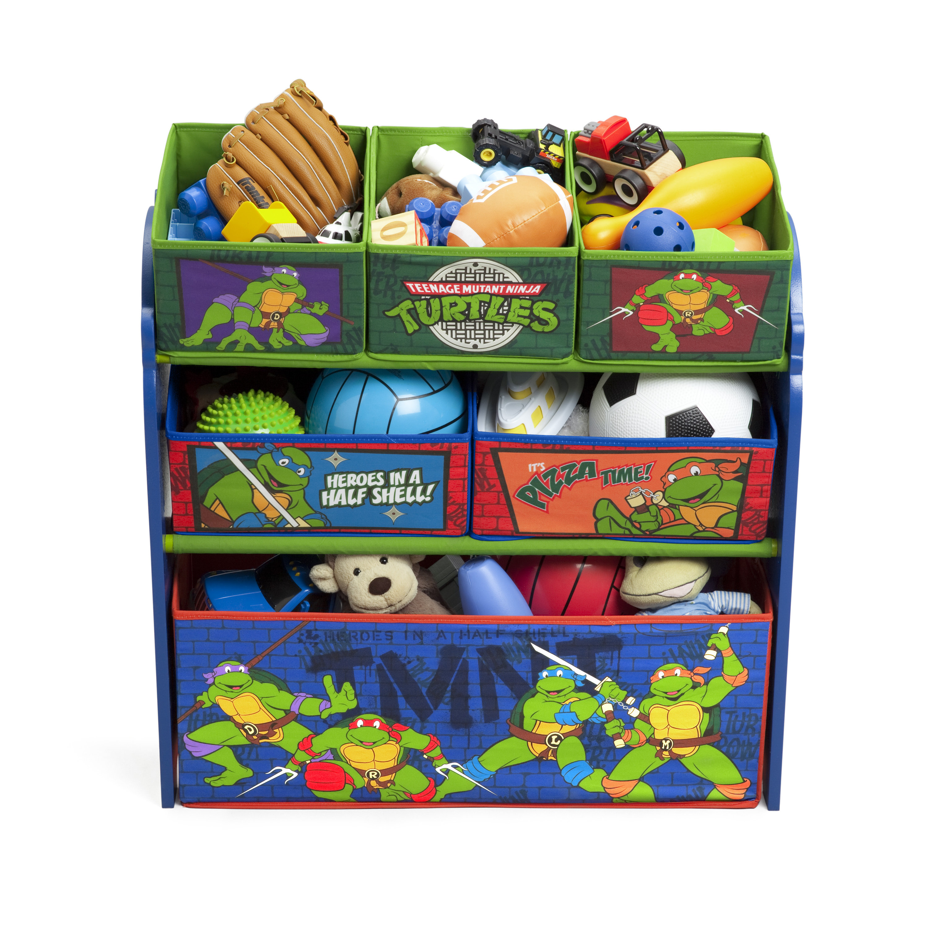 Ninja Turtles Multi Bin Storage Organizer Wayfair