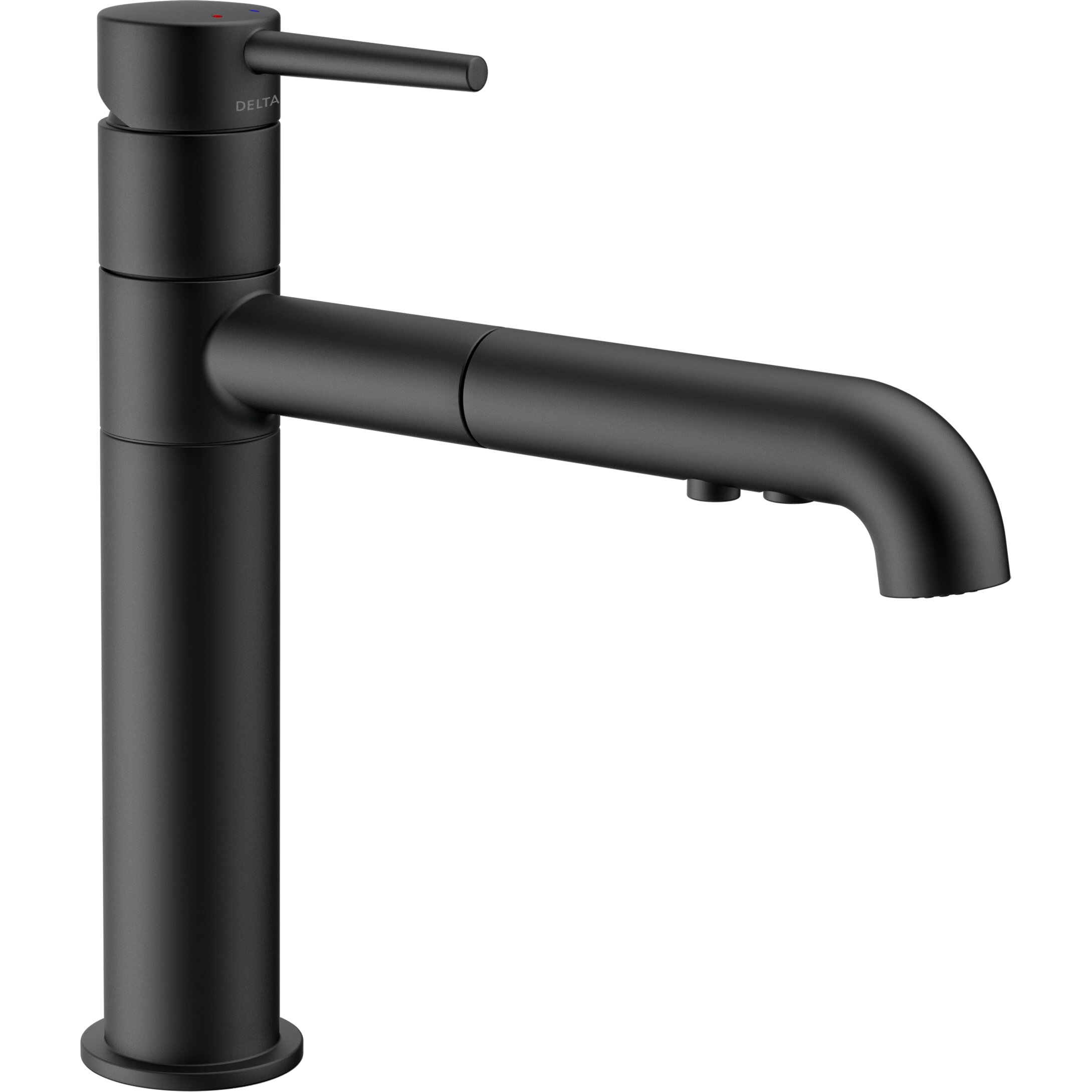 Saxony single handle pullout kitchen faucet