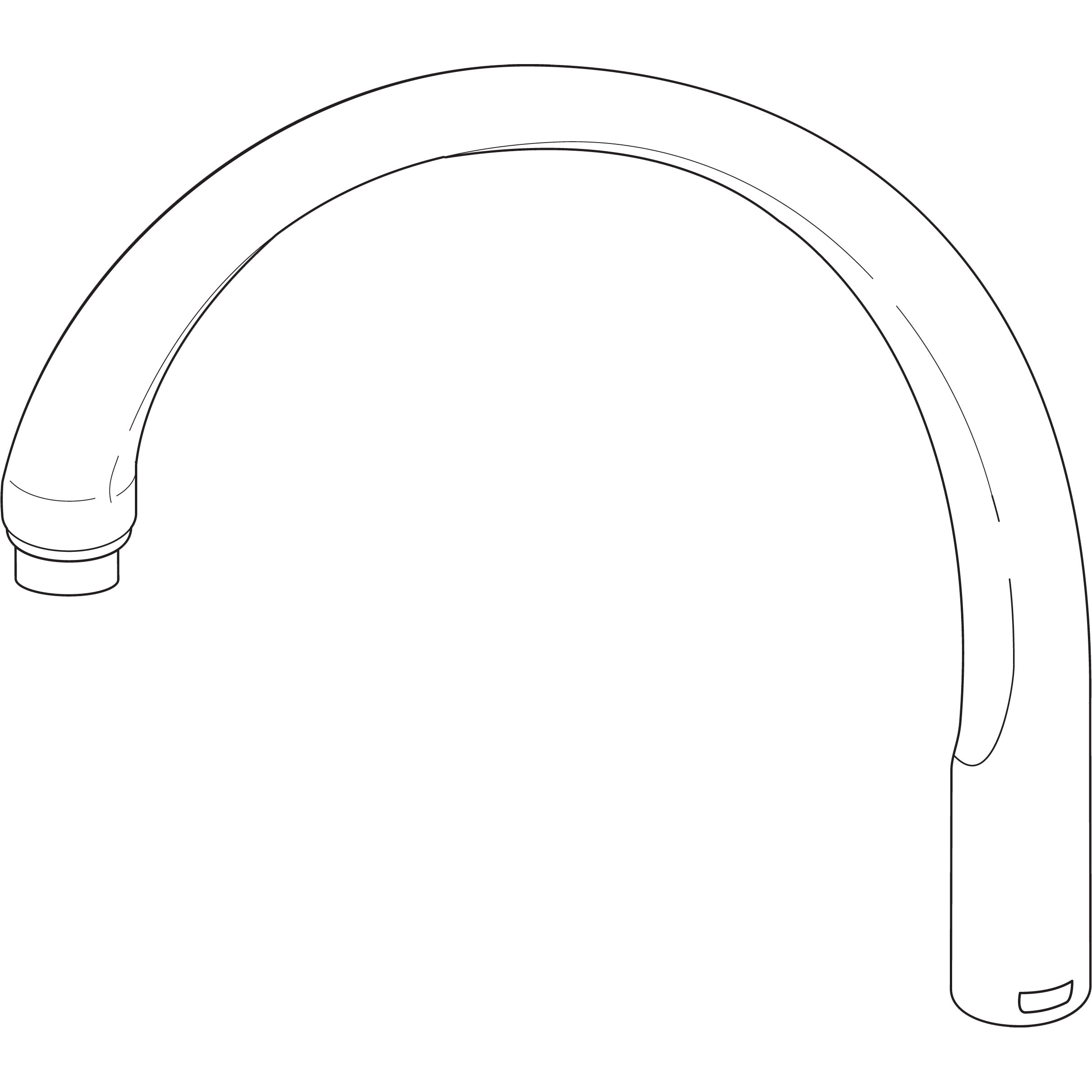 Waterfall Faucet Spout with Aerator Assembly Wayfair