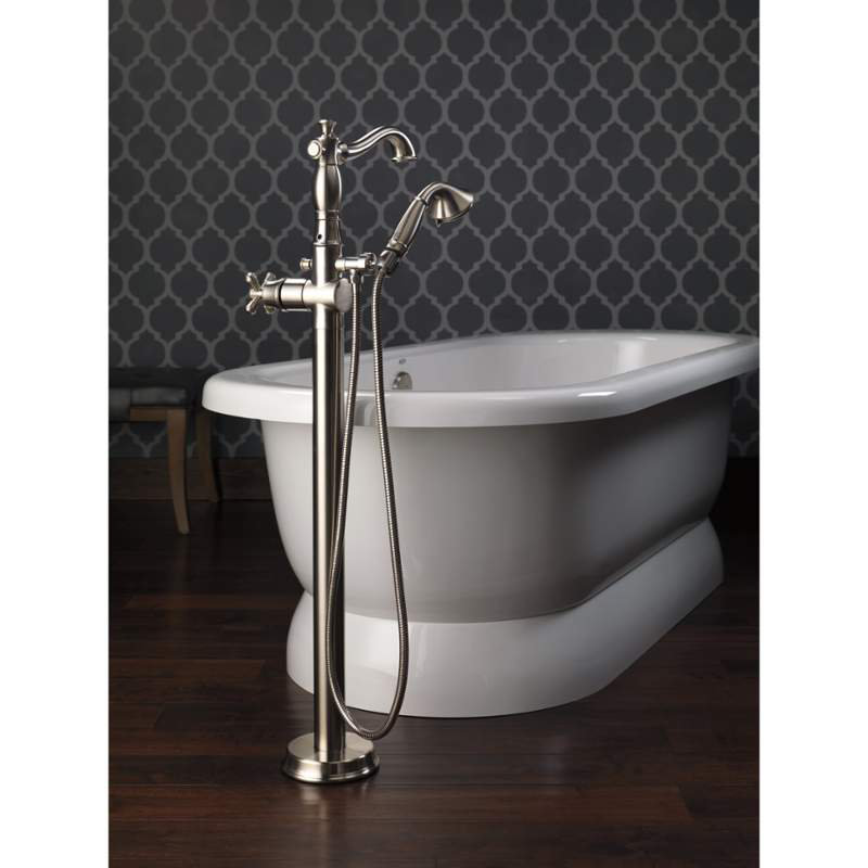 Cassidy Floor Mount Tub Filler Wayfair