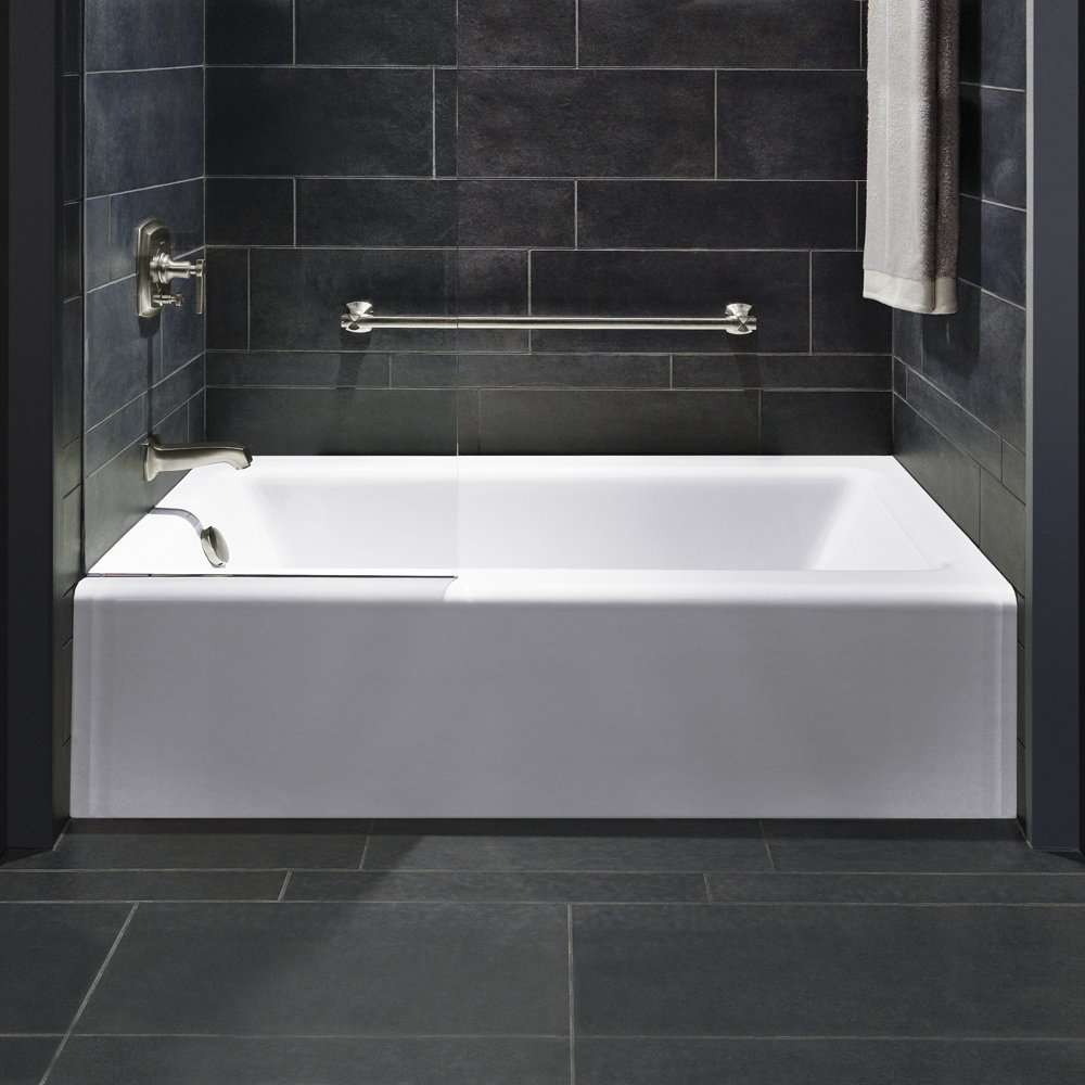 Kohler Bellwether 60 X 32 Alcove Bath With Integral Apron And Left Hand Drain 875 