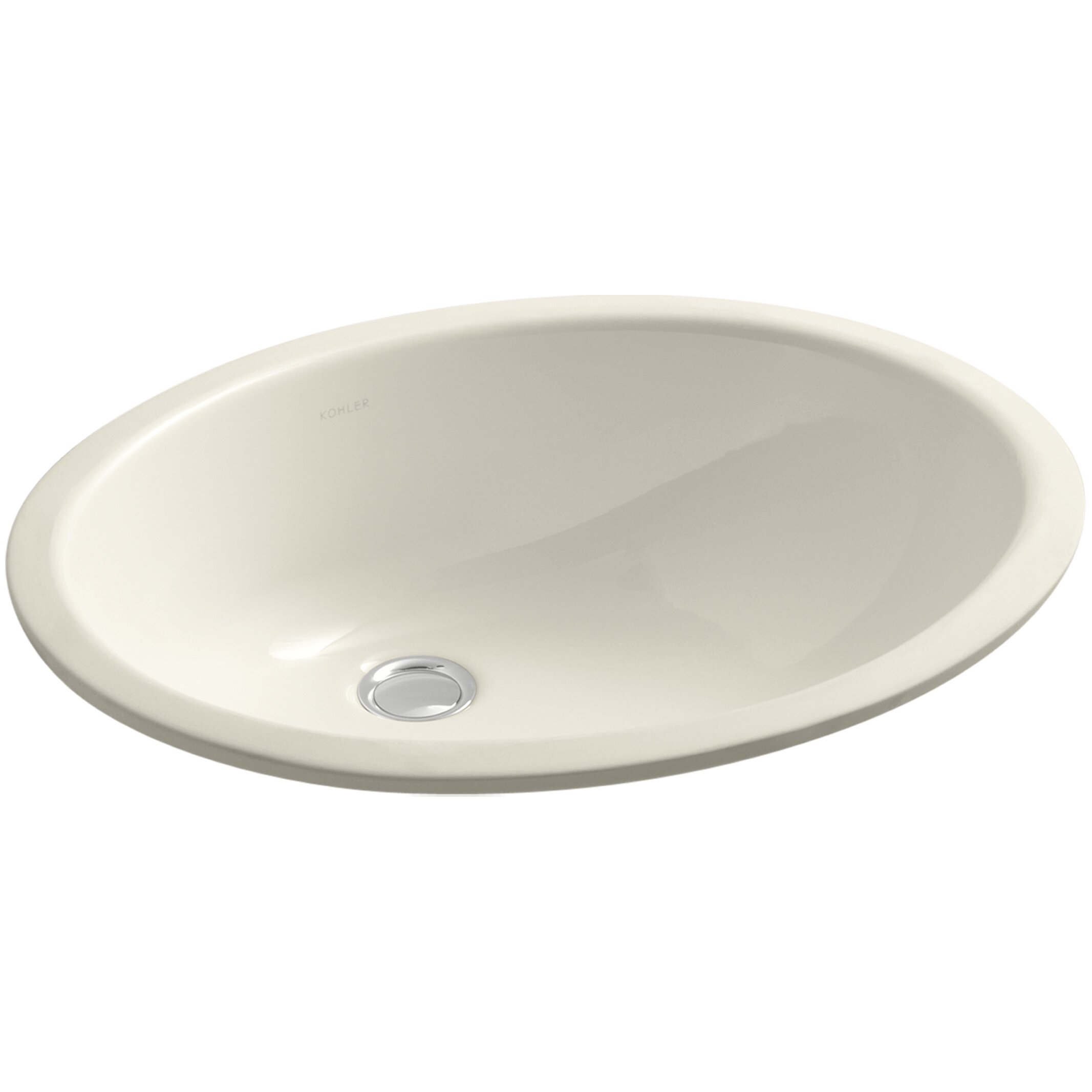 Caxton Undermount Bathroom Sink with Overflow and Clamp Assembly by ...