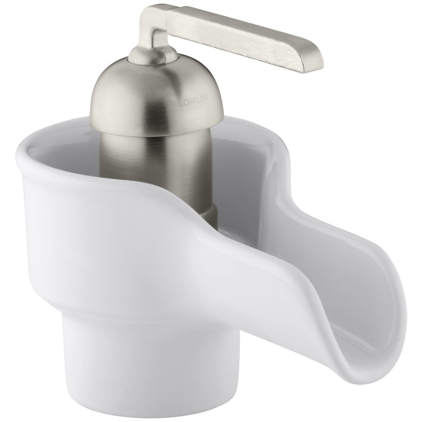 Kohler Bol Single-Hole Ceramic Bathroom Sink Faucet
