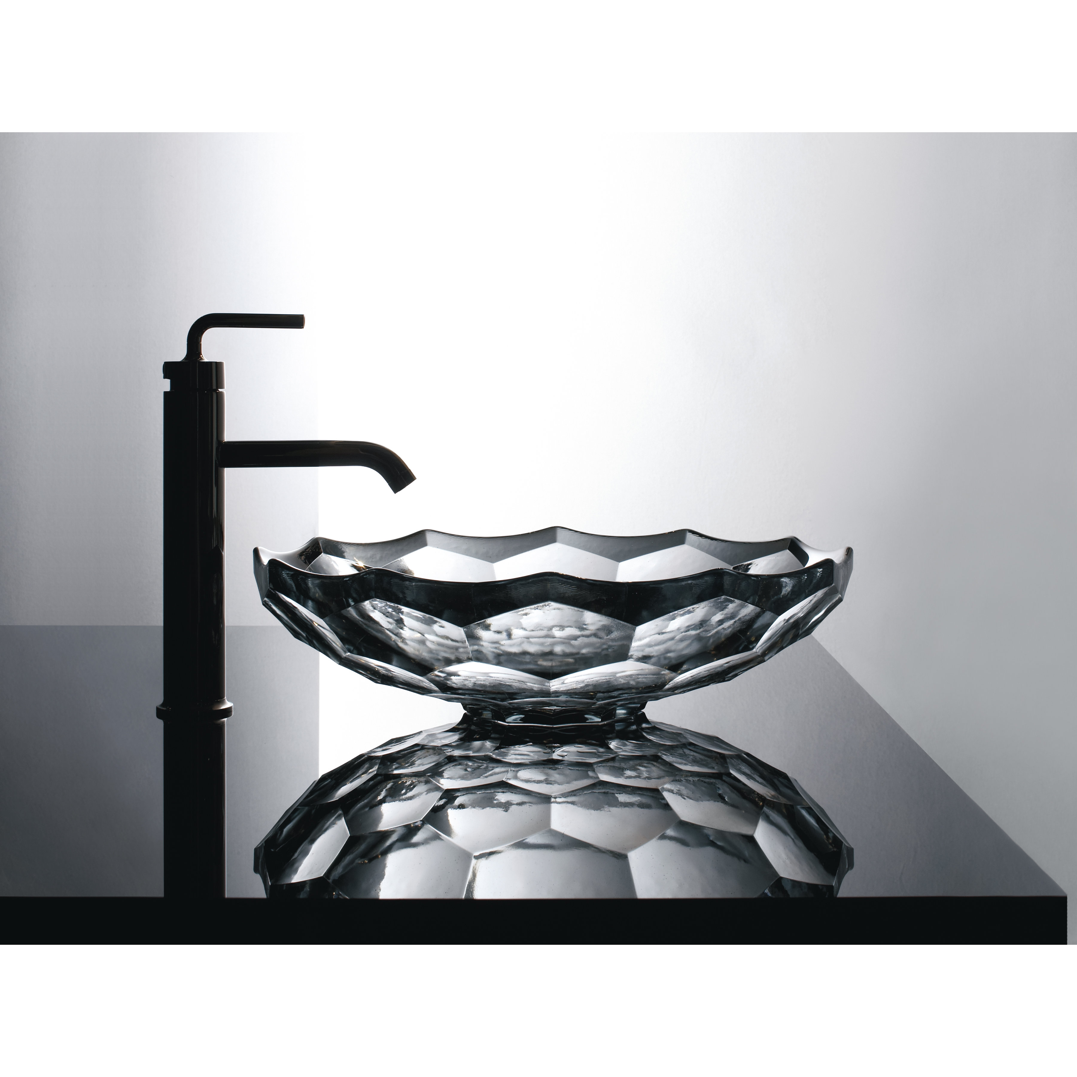 Kohler Briolette Vessel Faceted Glass Bathroom Sink & Reviews Wayfair