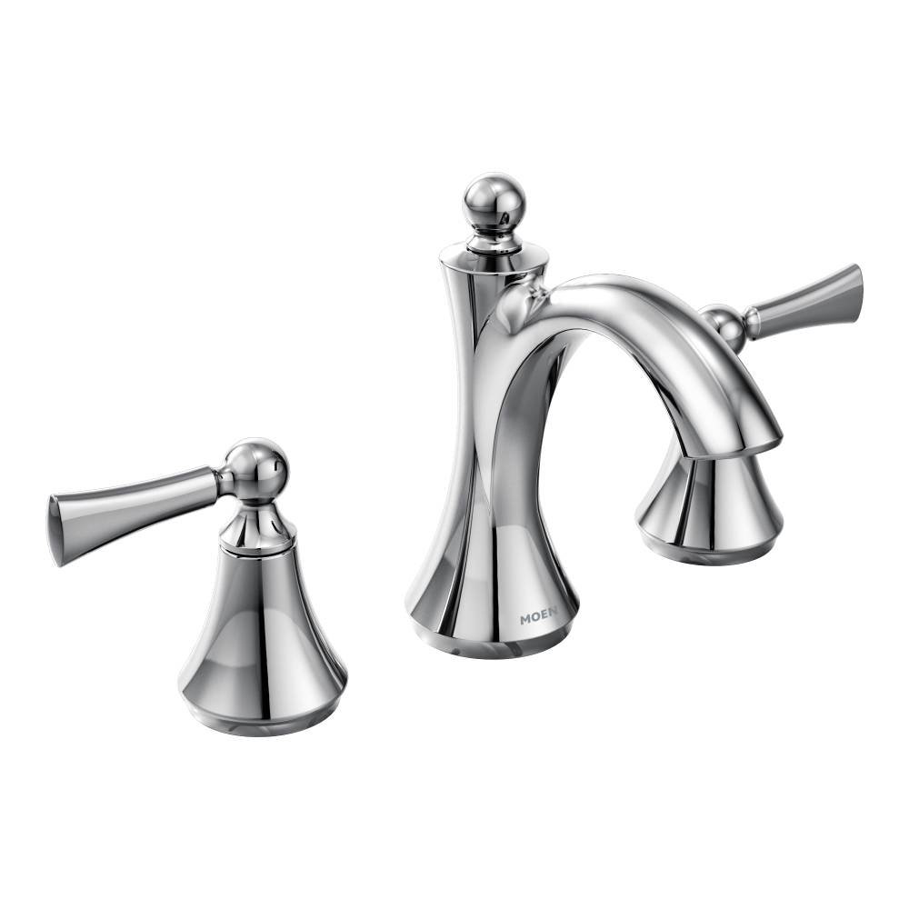 Wynford Double Handle Widespread Bathroom Faucet With Drain Wayfair