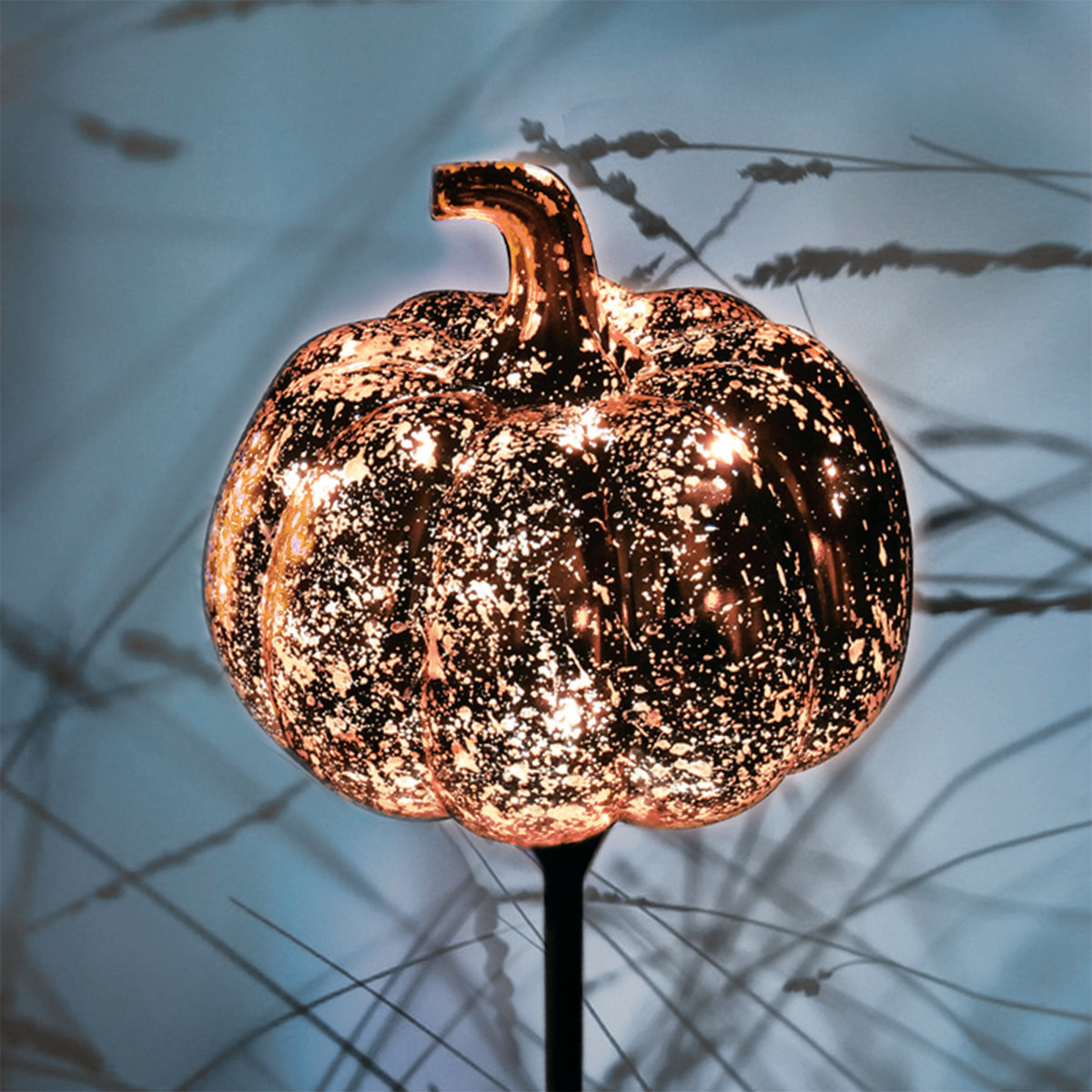 Solar Pumpkin Garden Stake Wayfair